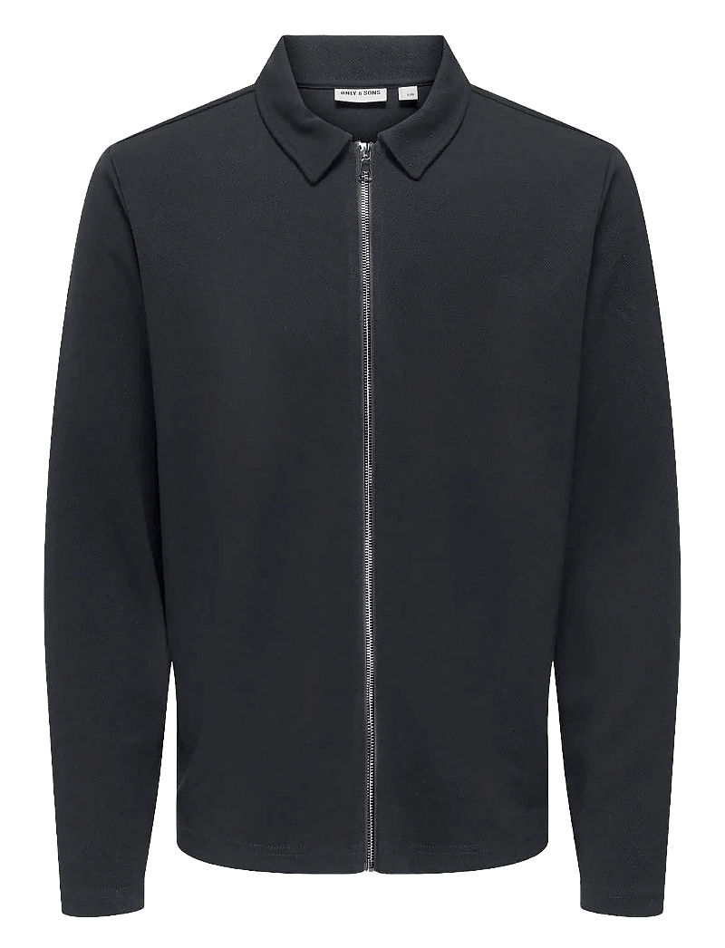 ONLY & SONS - ONSNEWKODYL REG ZIP SWEAT VD - kollektionen - dark navy - 0