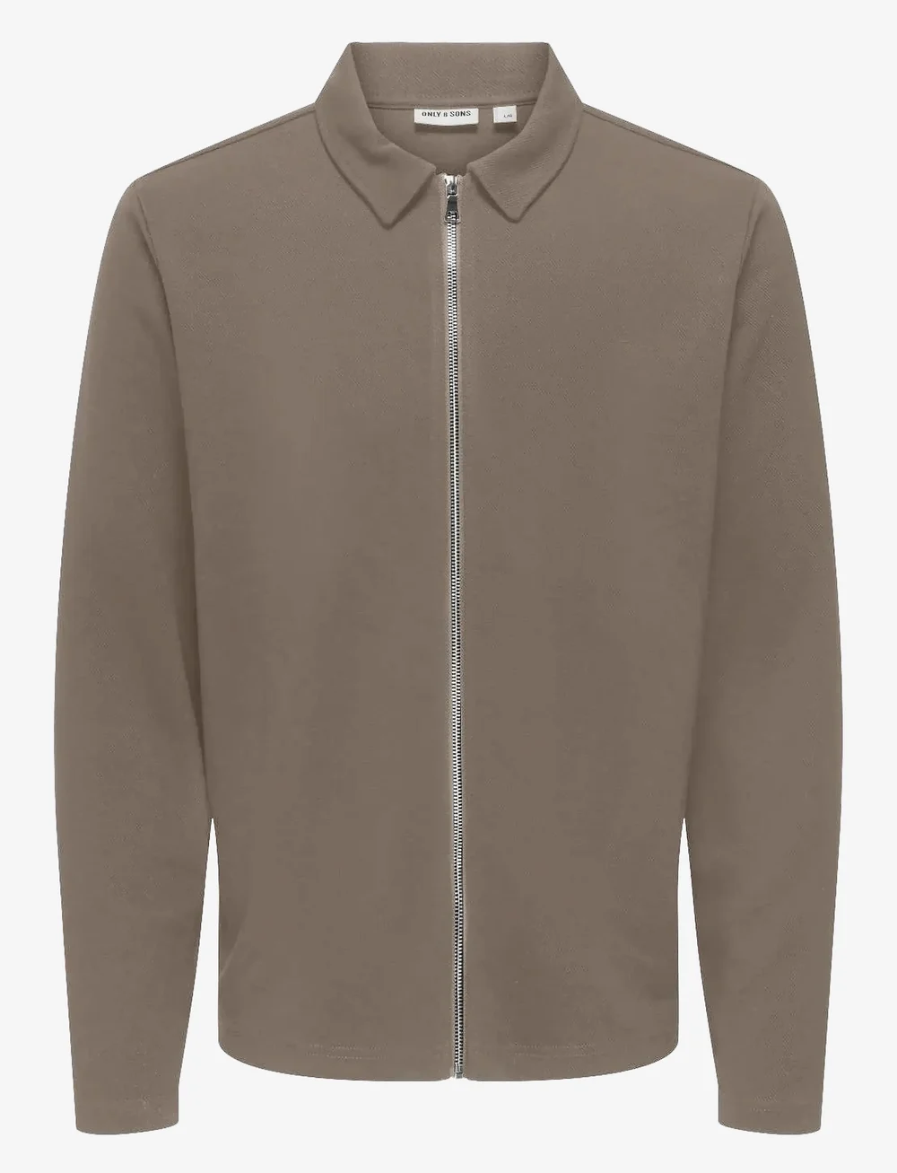 ONLY & SONS - ONSNEWKODYL REG ZIP SWEAT VD - kollektionen - walnut - 0