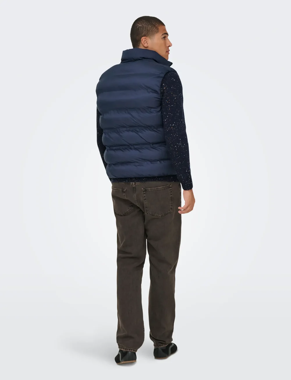 ONLY & SONS - ONSUNION SEAMLESS LIFE PUFFER VEST OTW - vestid - night sky - 3