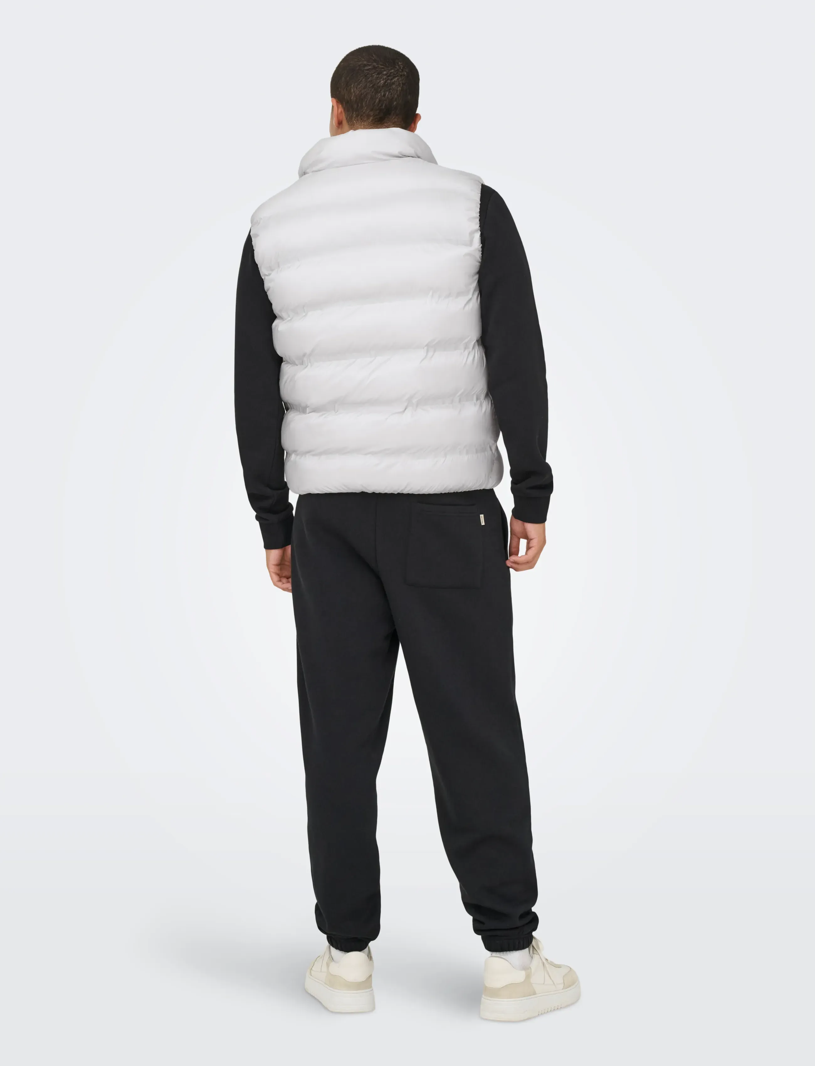 ONLY & SONS - ONSUNION SEAMLESS LIFE PUFFER VEST OTW - vapor blue - 3