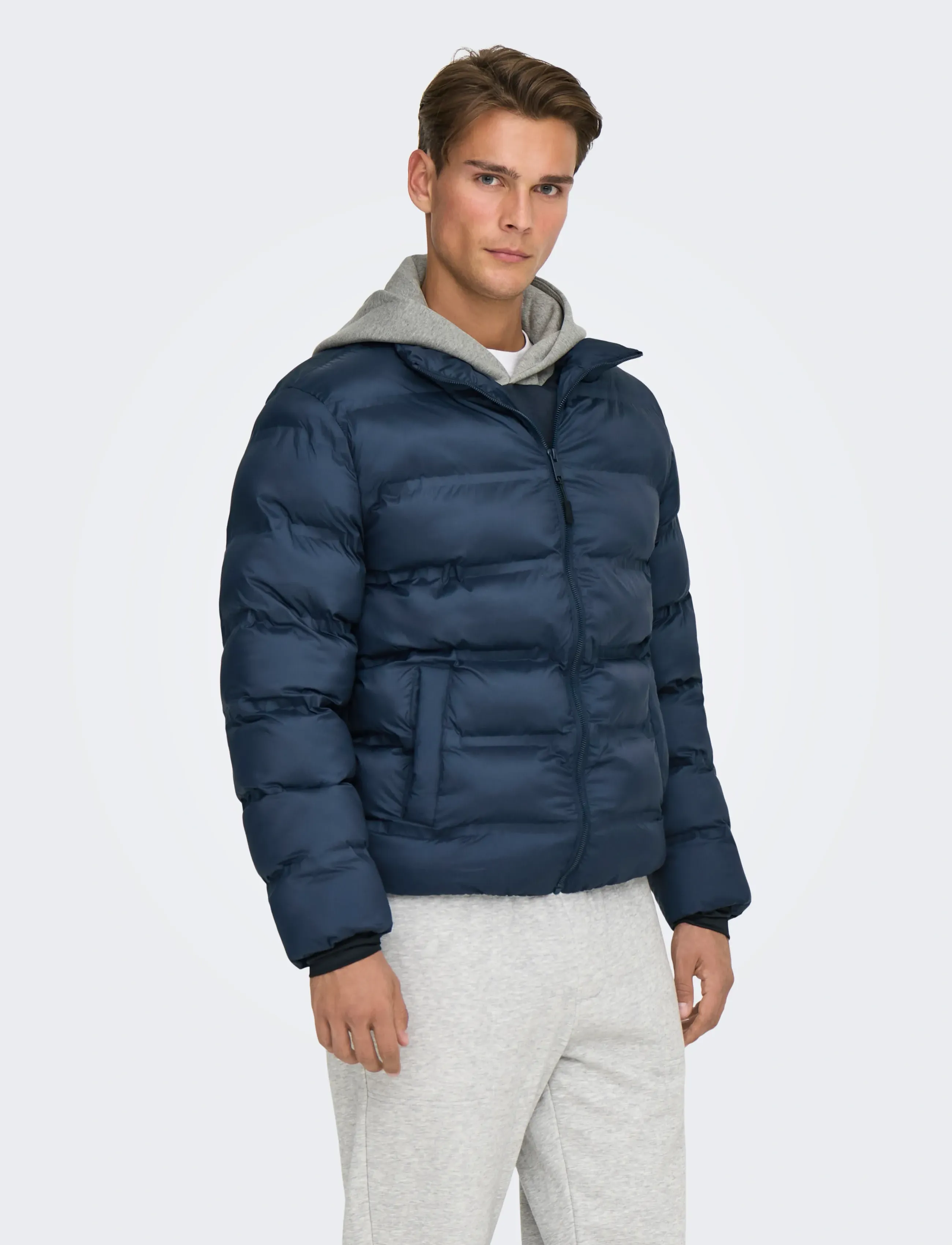 ONLY & SONS ONSUNION SEAMLESS LIFE PUFFER JACKET OTW - Daunenjacken - NIGHT SKY / navy