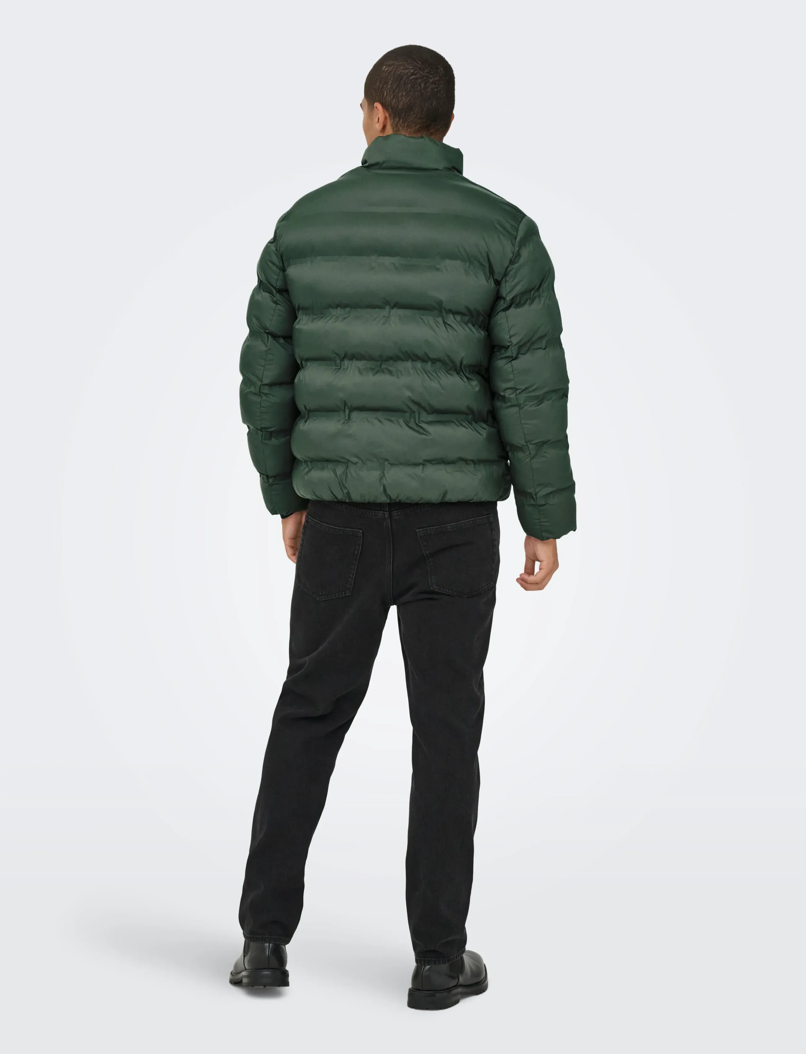 ONLY & SONS - ONSUNION SEAMLESS LIFE PUFFER JACKET OTW - fôrede jakker - rosin - 3
