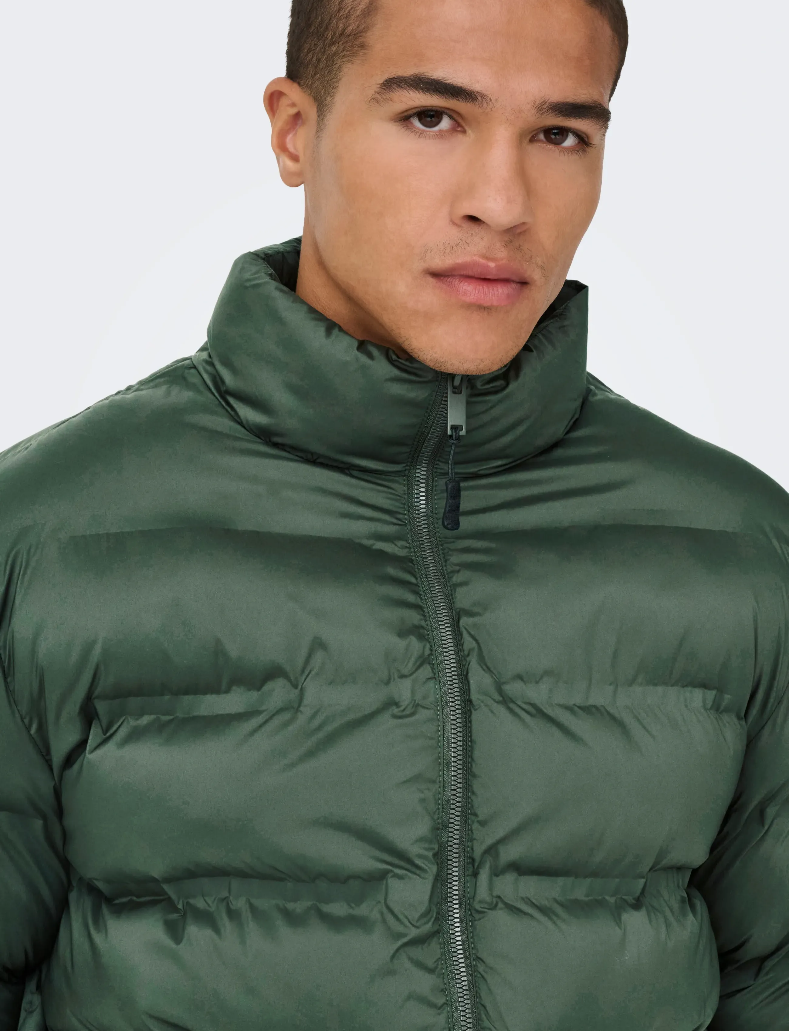 ONLY & SONS - ONSUNION SEAMLESS LIFE PUFFER JACKET OTW - fôrede jakker - rosin - 5