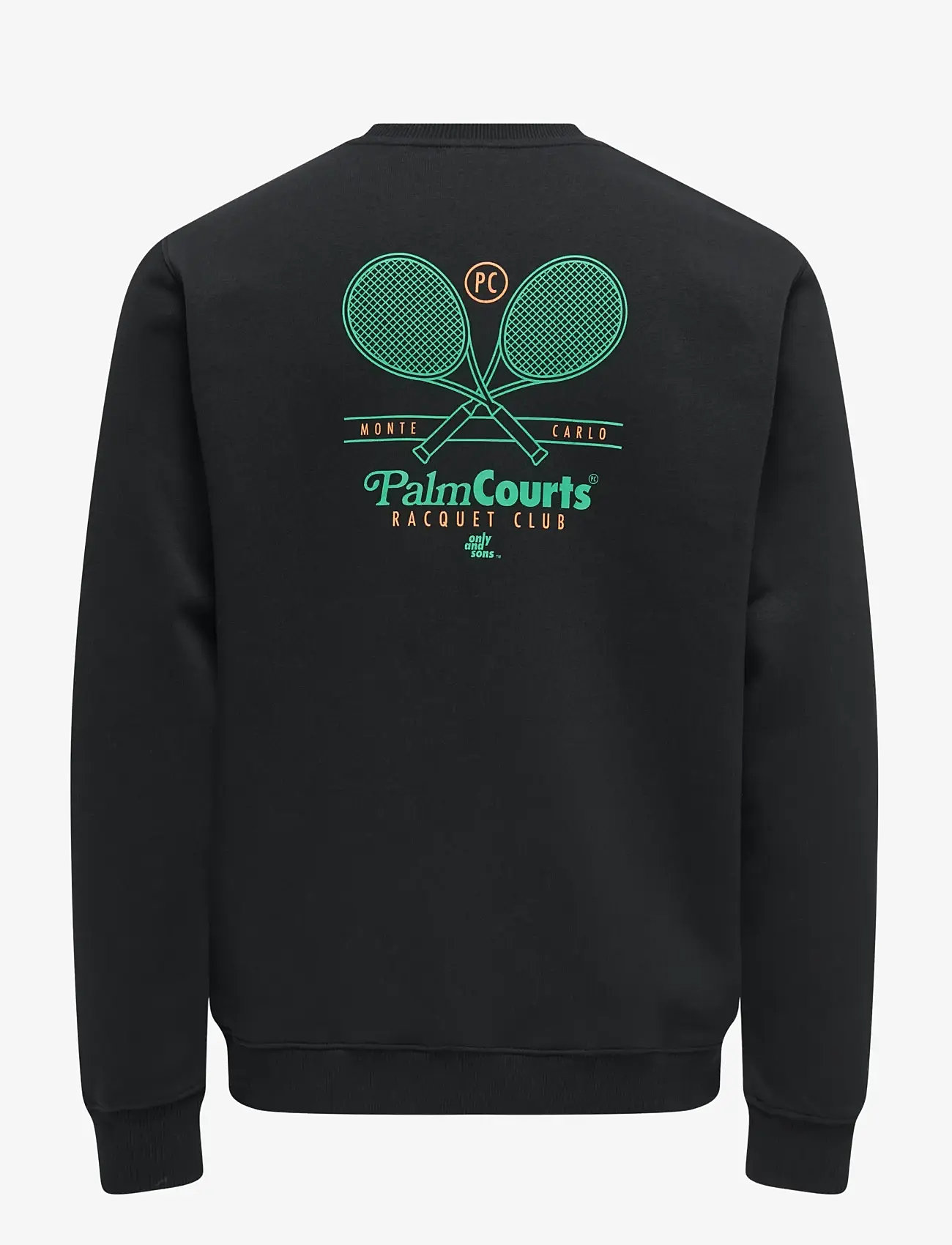 ONLY & SONS - ONSTEN REG LS CREW - kolleksjoner - jet black - 1