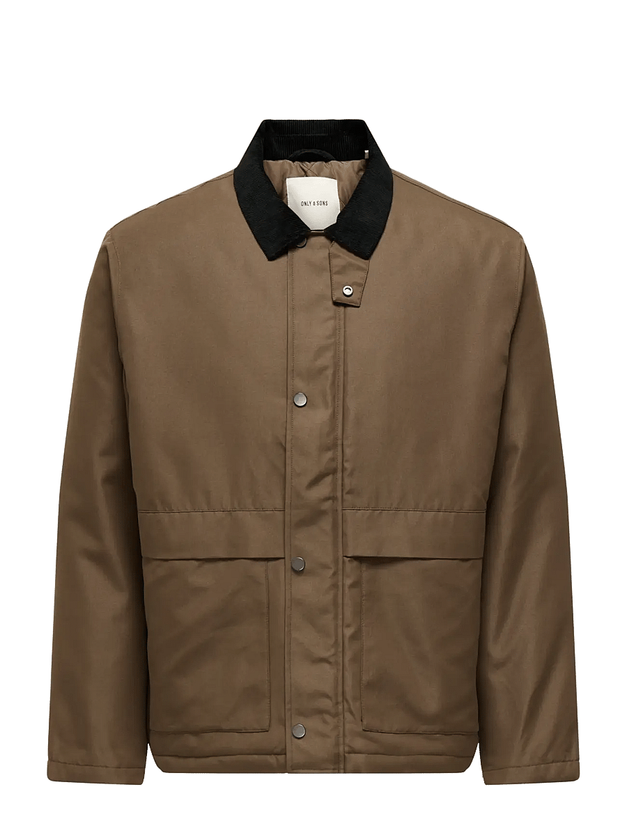 ONLY & SONS - ONSKOSMO PADDED JACKET OTW VD - forårsjakker - carafe - 0