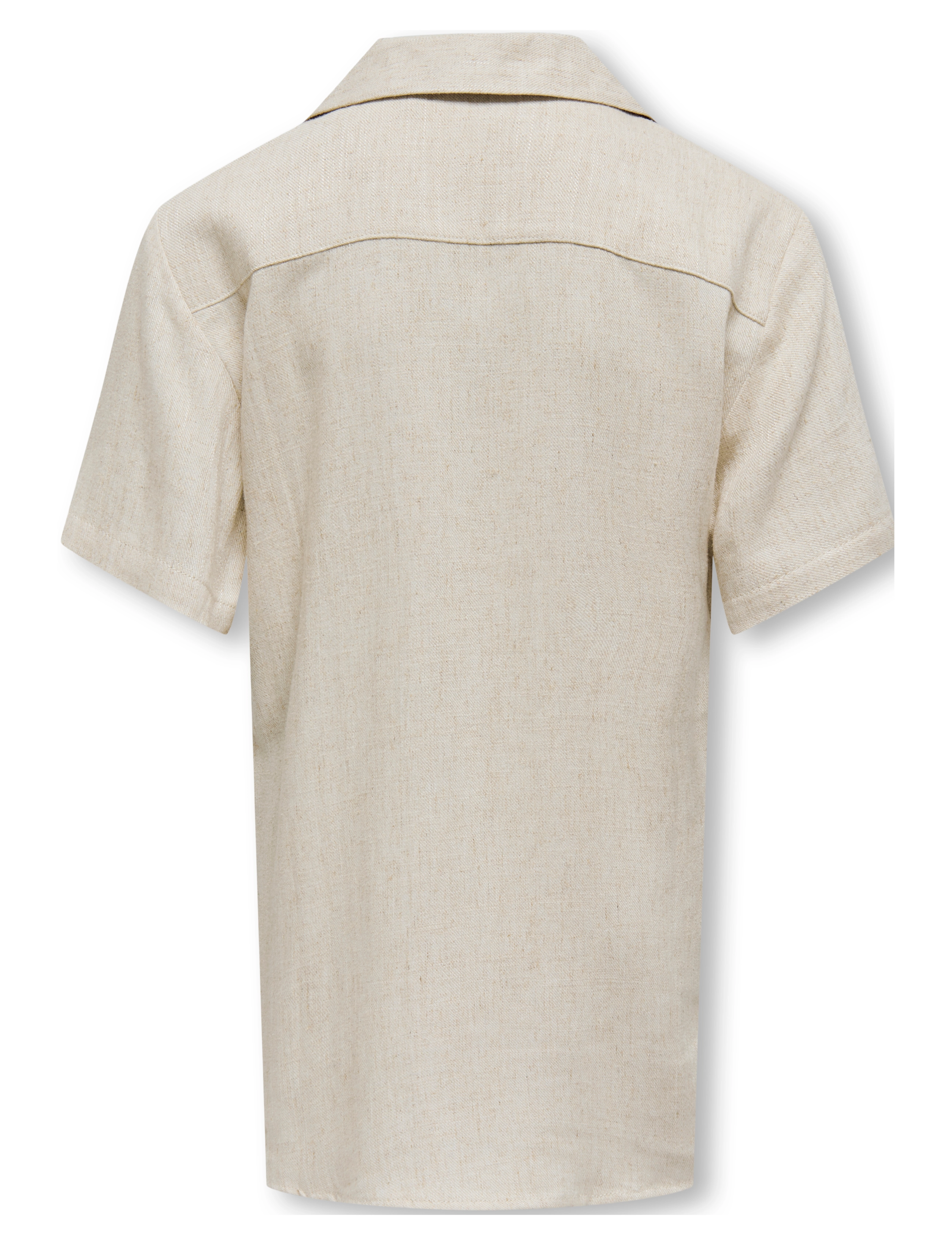 ONLY & SONS - OSJKARI SS SHIRT VISC LIN 0075 RESORT - chemises à manches courtes - oatmeal - 1