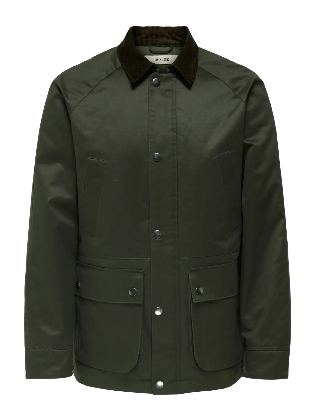 ONLY & SONS Onsbob Waxed Jacke Otw Khaki - L - Herren