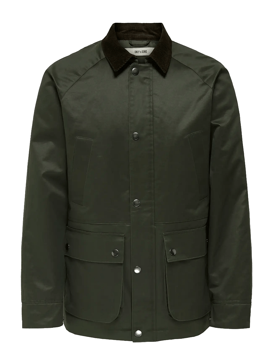 ONLY & SONS - ONSBOB WAXED JACKET OTW - herbstjacken - rosin - 1