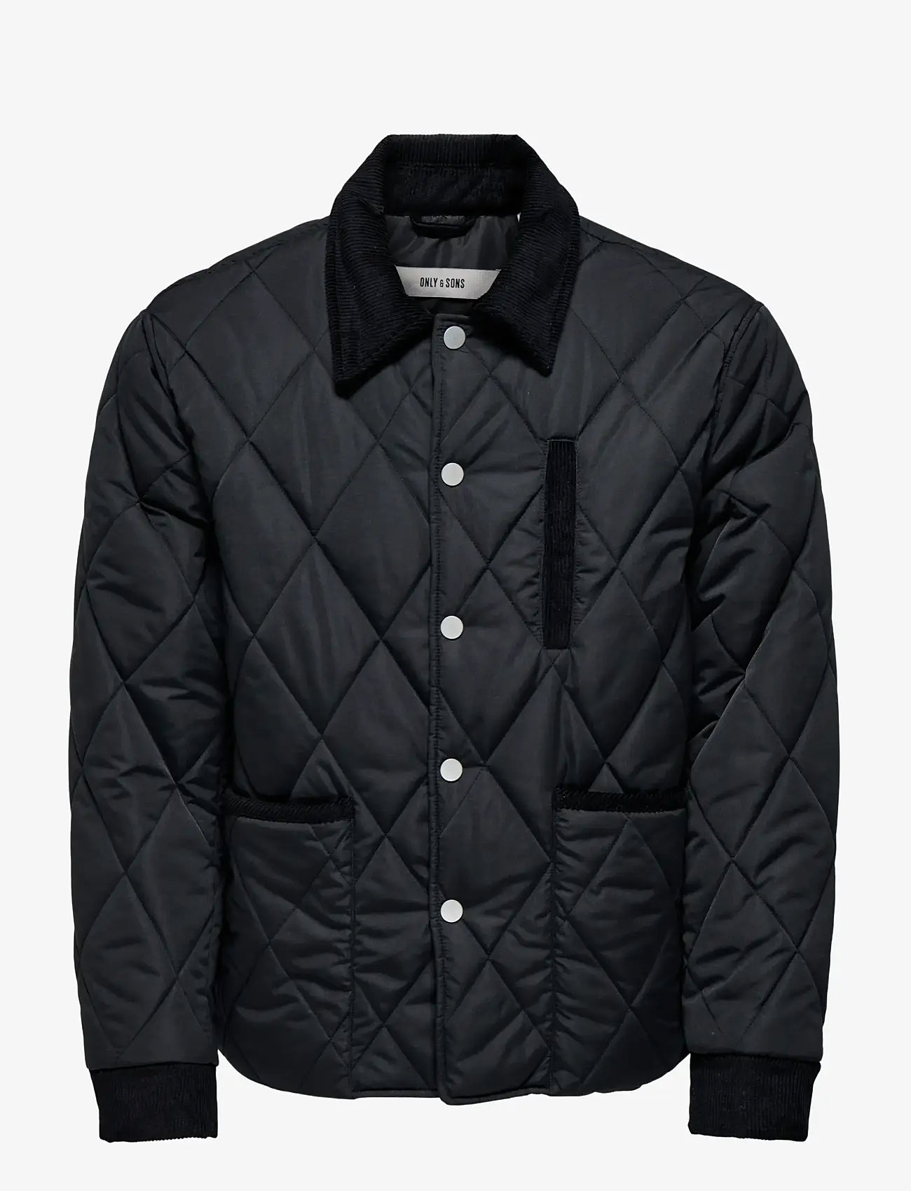 ONLY & SONS ONSJOHNNY QUILT JACKET OTW - Gesteppt - BLACK / black