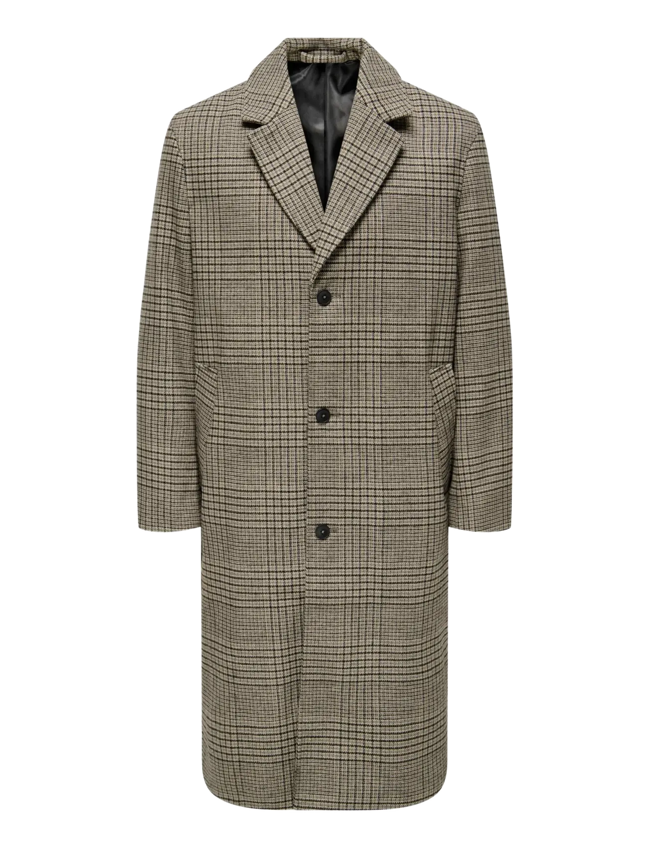 ONLY & SONS ONSOLAF WOOL JACKET OTW - Coats - WALNUT / beige