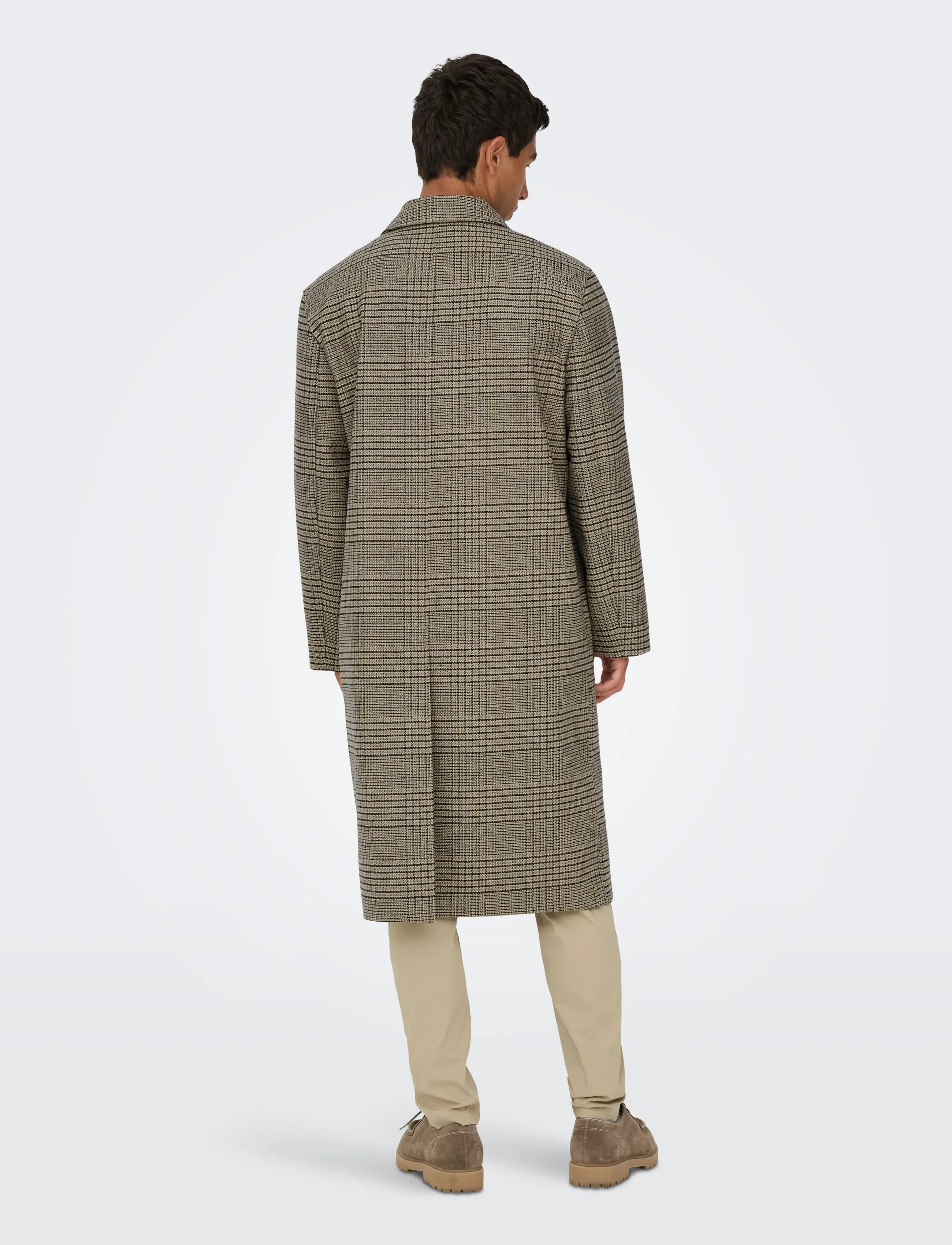 ONLY & SONS - ONSOLAF WOOL JACKET OTW - winter jackets - walnut - 3