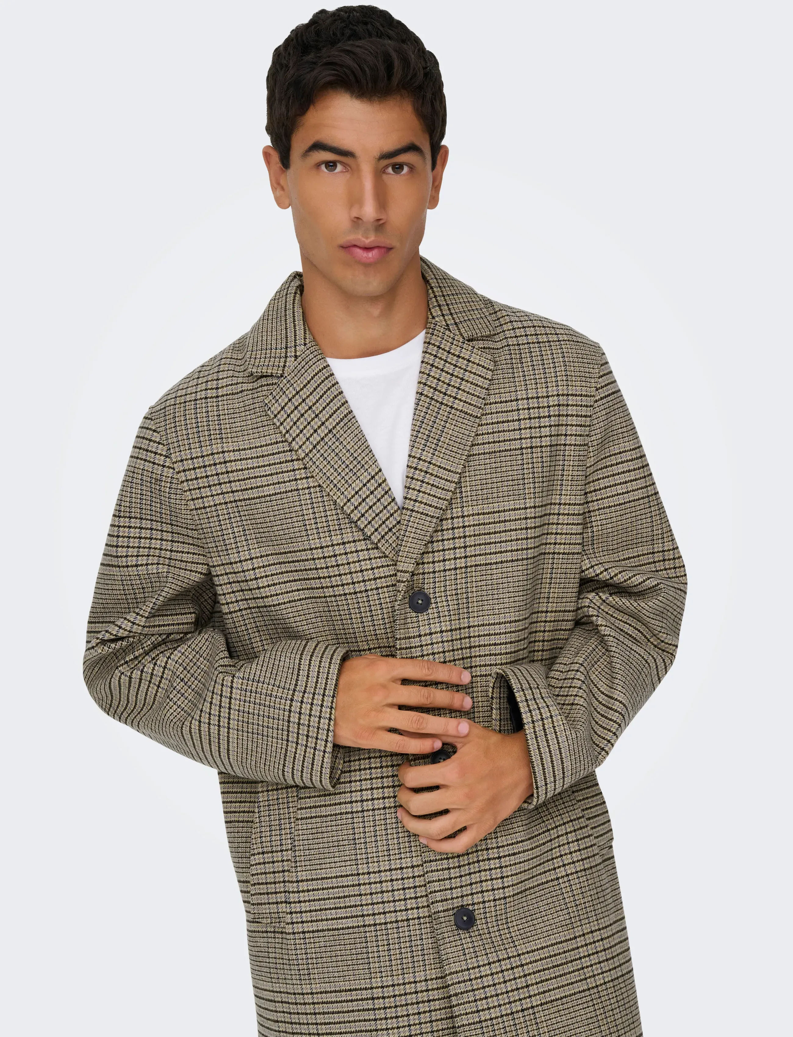 ONLY & SONS - ONSOLAF WOOL JACKET OTW - winter jackets - walnut - 4