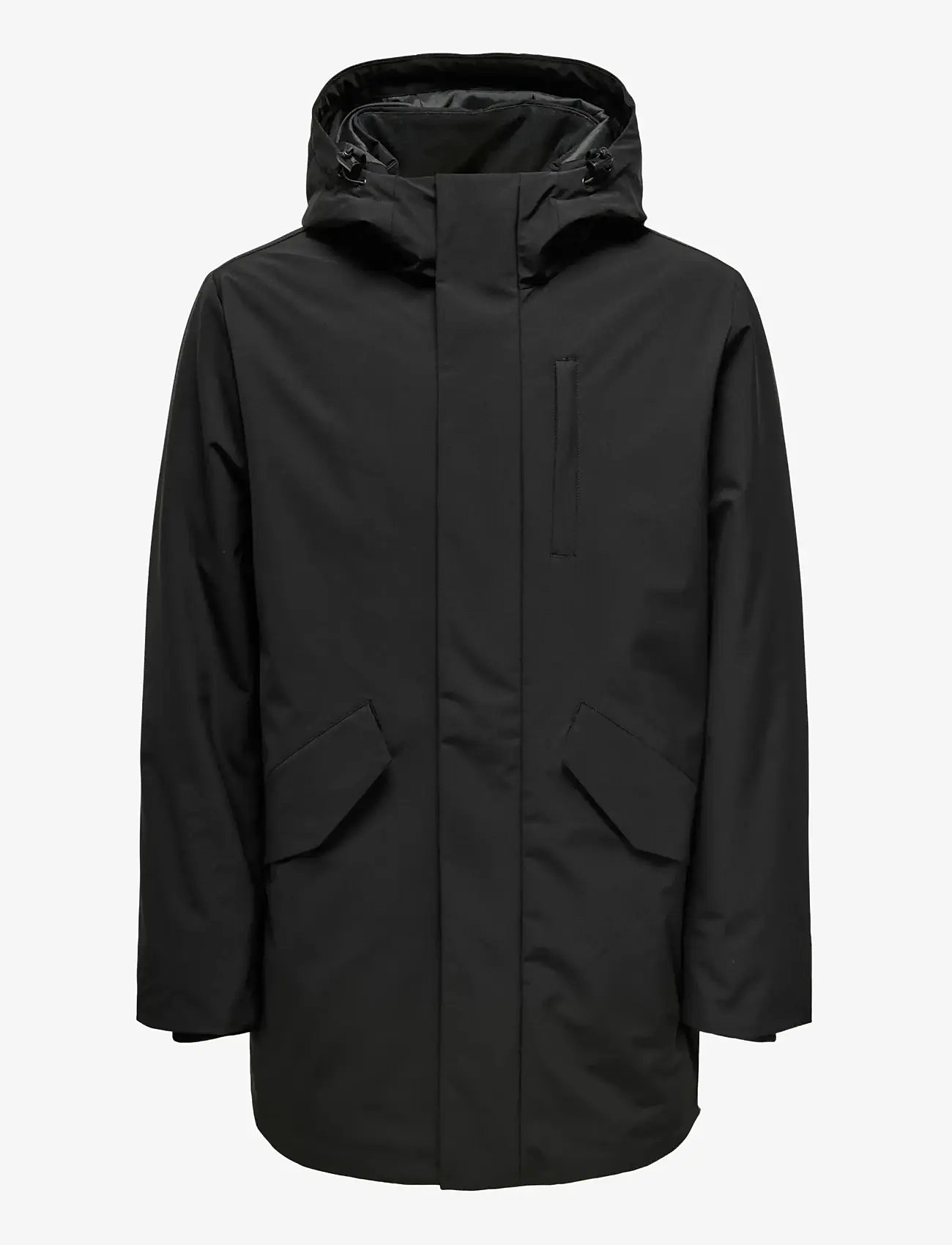 ONLY & SONS - ONSSAYN WATERPROOF STRETCH PARKA OTW - vinterjakker - black - 1