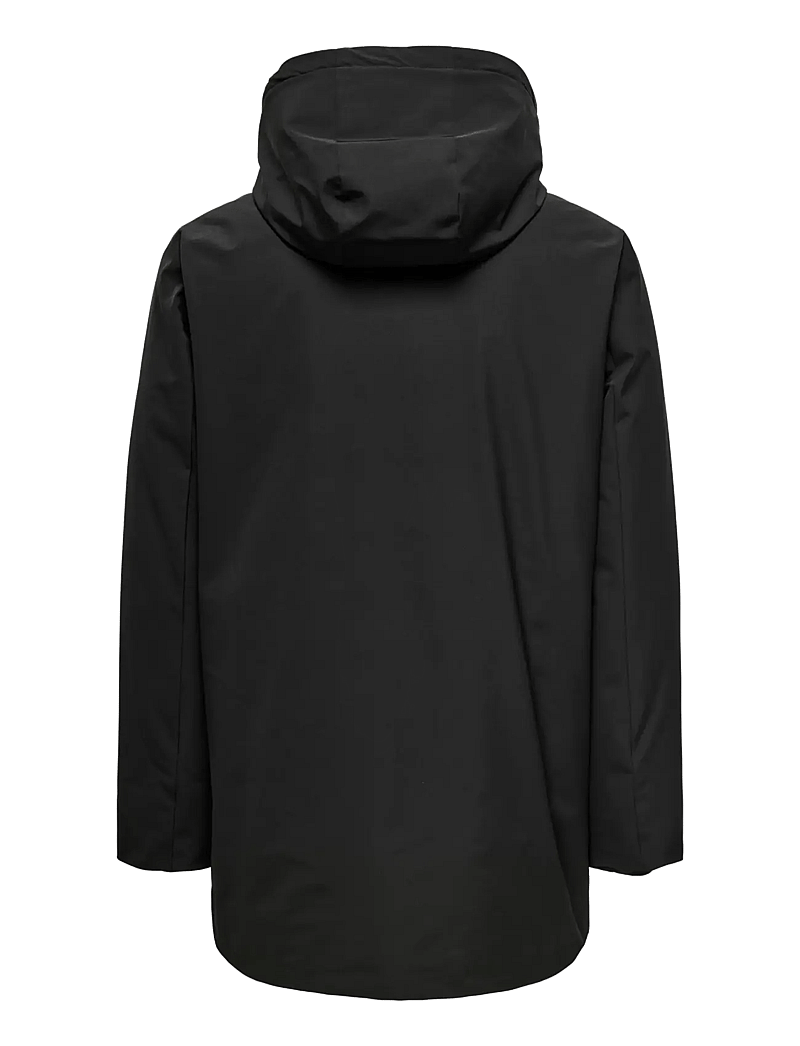 ONLY & SONS - ONSSAYN WATERPROOF STRETCH PARKA OTW - vinterjakker - black - 2