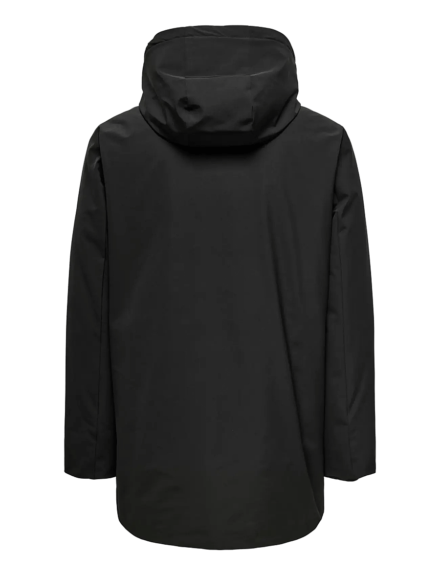 ONLY & SONS - ONSSAYN WATERPROOF STRETCH PARKA OTW - parkas - black - 2
