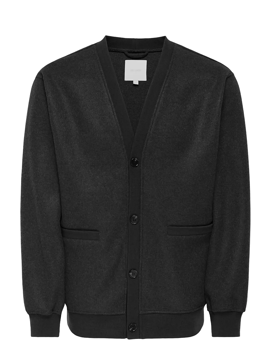 ONLY & SONS - ONSVICTOR CARDIGAN OTW - kardigani - dark grey - 0