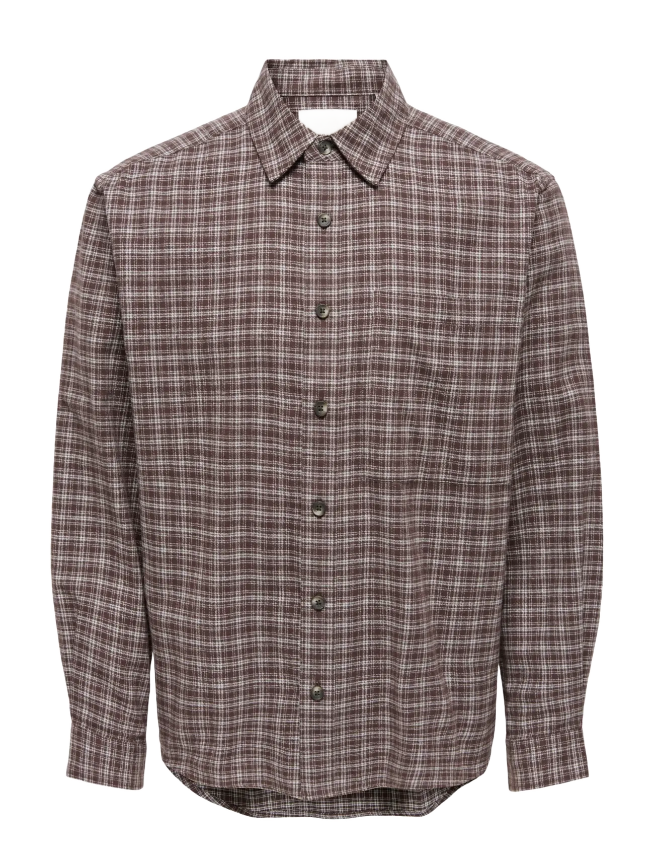 ONLY & SONS ONSGUDMUND LOOSE LS CHECKED SHIRT - Erbjudanden - COFFEE BEAN / brown