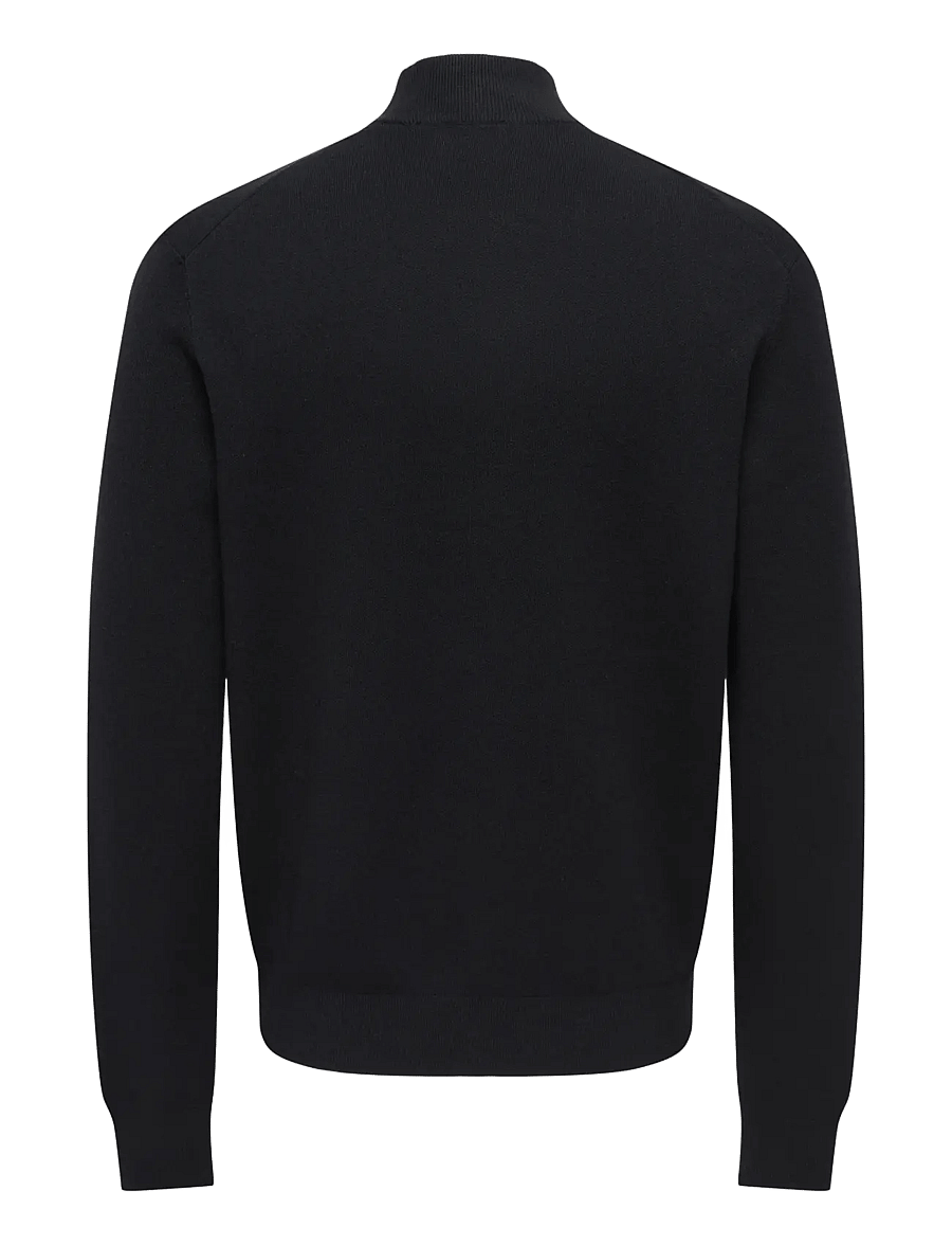 ONLY & SONS - ONSCOOPER REG LS 12 CARDIGAN KNIT FRML - cardigans - black - 2