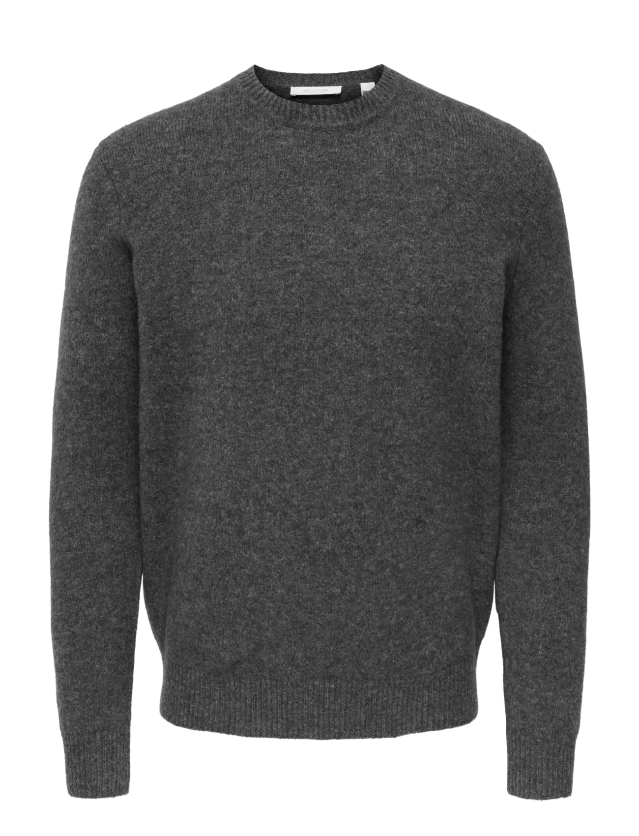 ONLY & SONS ONSRAY REG LS CREW KNIT FRML - Rundhals - DARK GREY MELANGE / grey