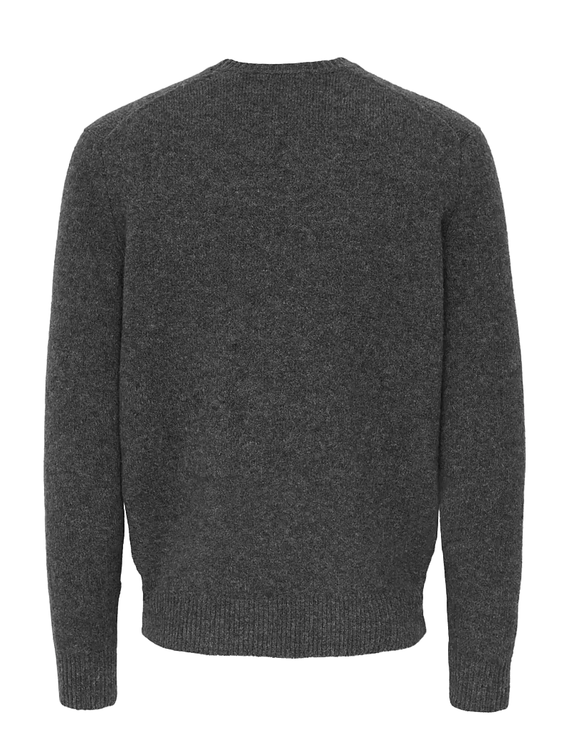 ONLY & SONS - ONSRAY REG LS CREW KNIT FRML - rundhals - dark grey melange - 2