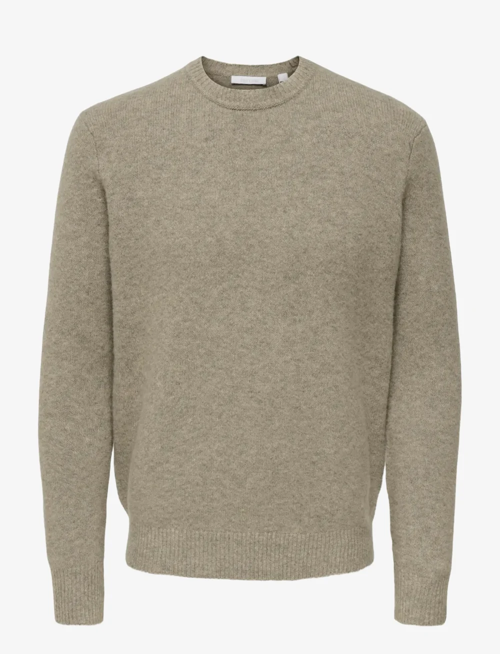 ONLY & SONS - ONSRAY REG LS CREW KNIT FRML - rund hals - walnut - 1