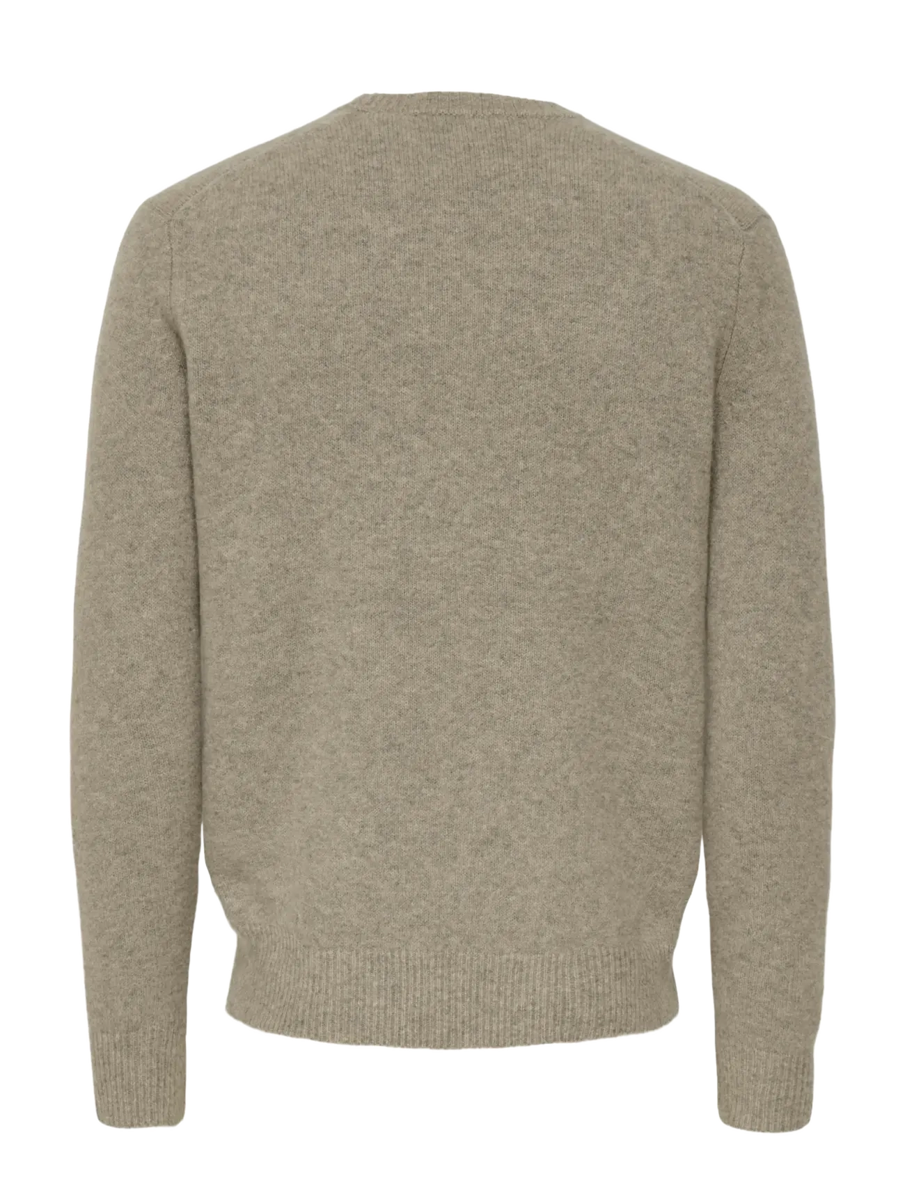 ONLY & SONS - ONSRAY REG LS CREW KNIT FRML - megztiniai - walnut - 2