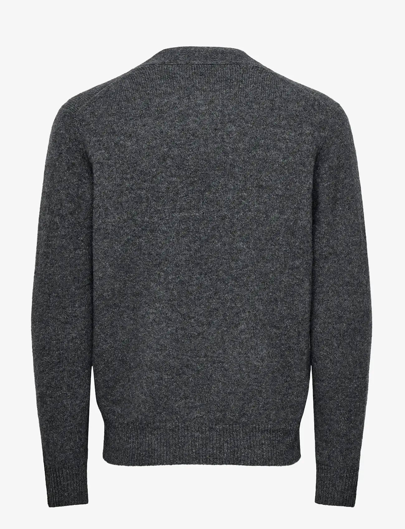ONLY & SONS - ONSRAY REG LS CARDIGAN KNIT FRML - koftor - dark grey melange - 2