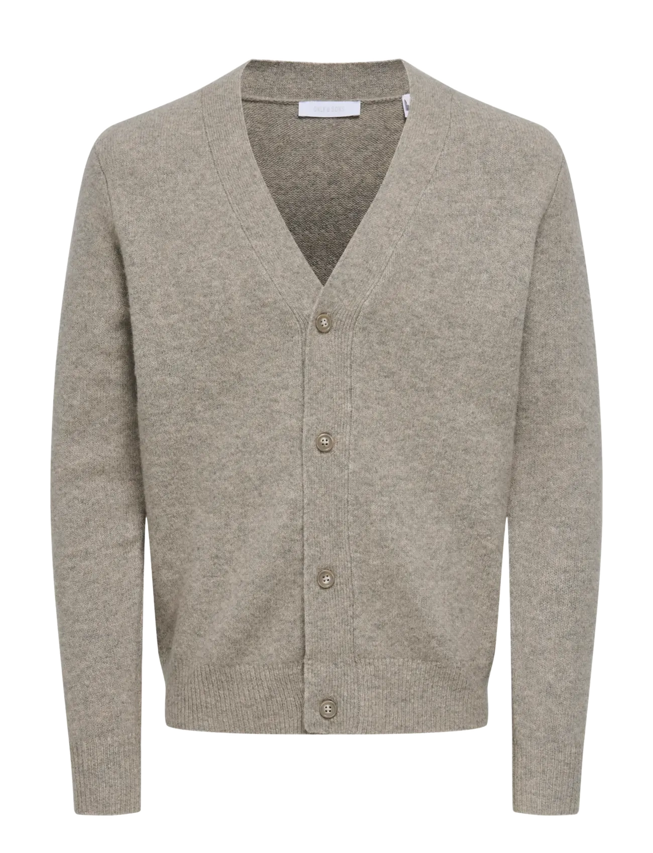 ONLY & SONS Onsray Reg Ls Cardigan Knit Frml Beige - XXL - Herren