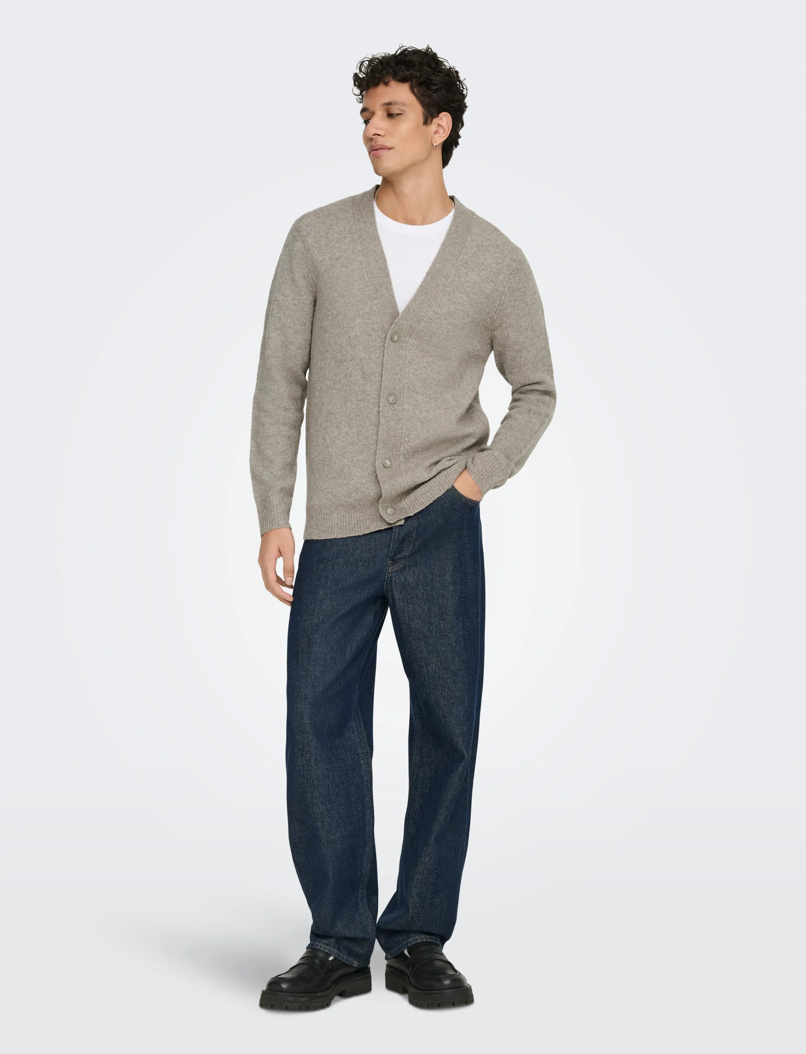 ONLY & SONS Onsray Reg Ls Cardigan Knit Frml herr – bild 5