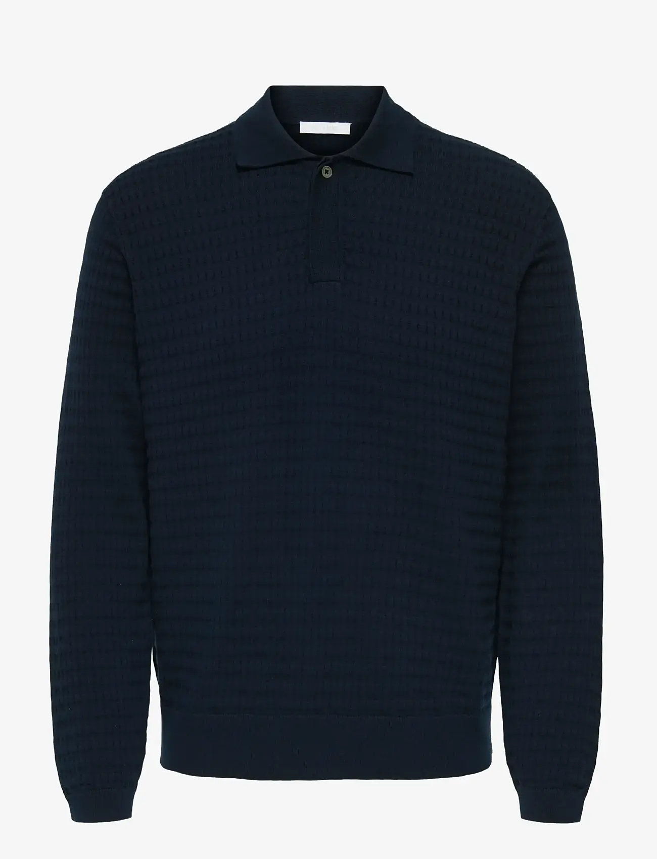 ONLY & SONS - ONSBERRY REG 12 LS POLO KNIT FRML - prjónaðir, síðerma pólóbolir - dark sapphire - 0
