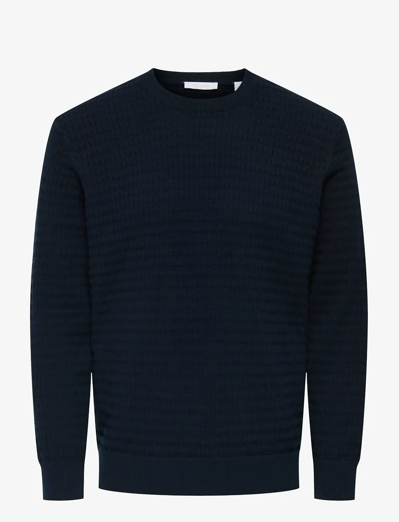 ONLY & SONS - ONSBERRY REG 12 LS CREW KNIT FRML NOOS - round necks - dark sapphire - 1