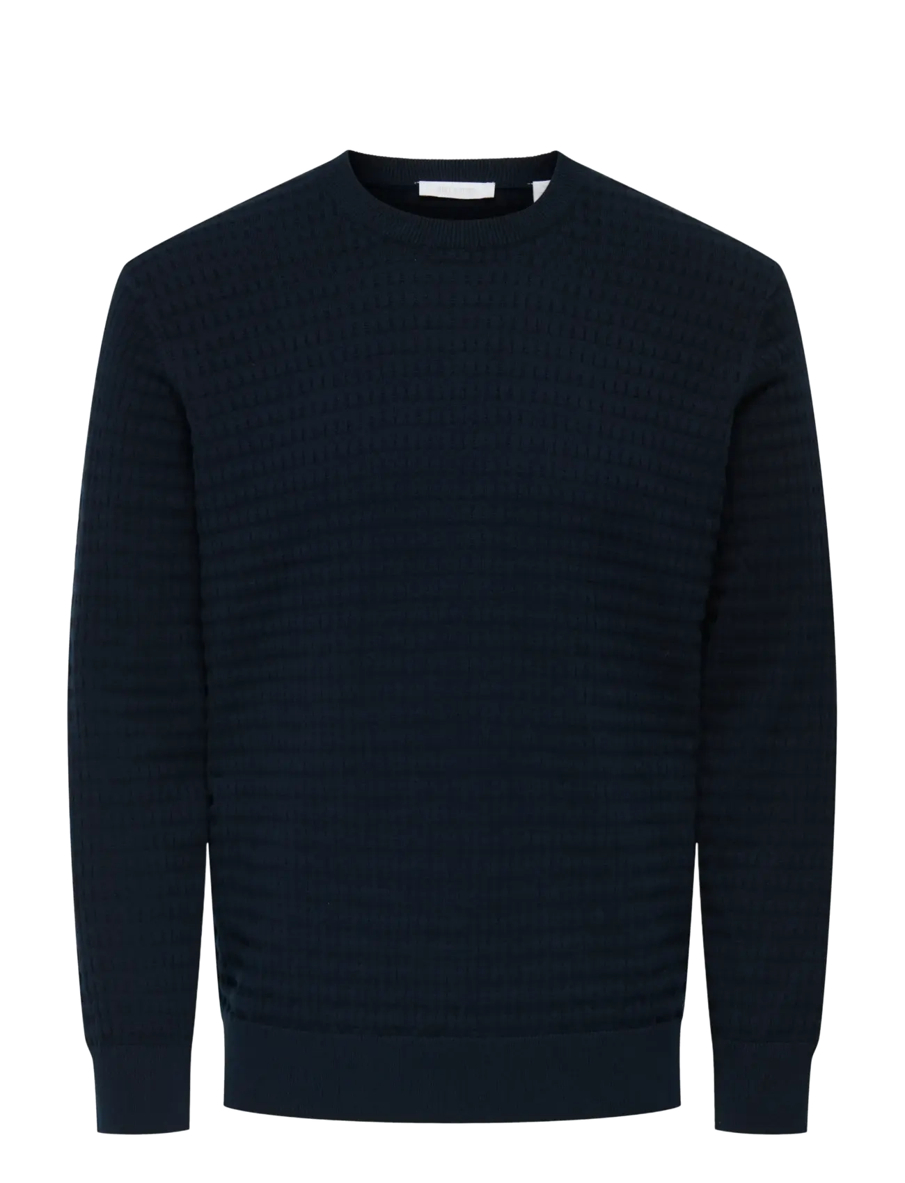 ONLY & SONS ONSBERRY REG 12 LS CREW KNIT FRML NOOS - Strik - DARK SAPPHIRE / navy