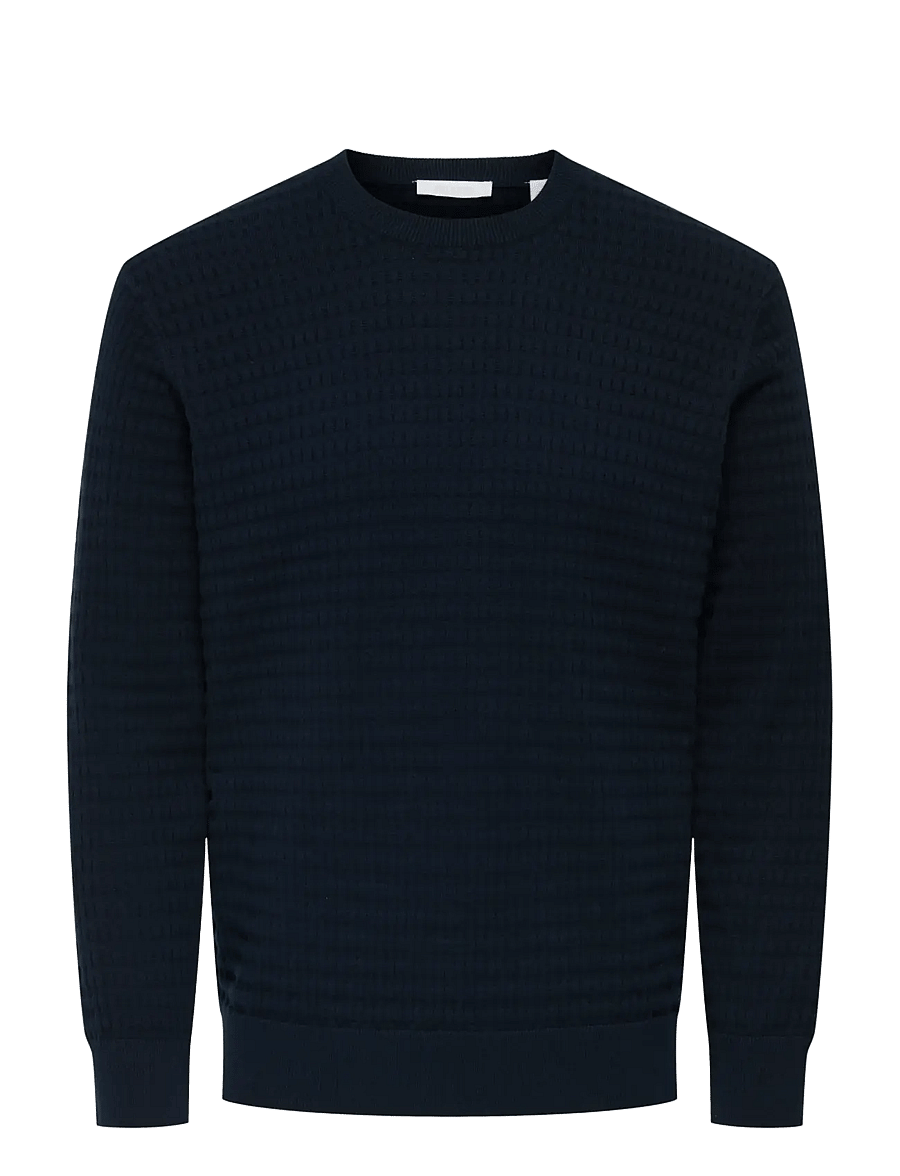 ONLY & SONS - ONSBERRY REG 12 LS CREW KNIT FRML NOOS - rundhals - dark sapphire - 1