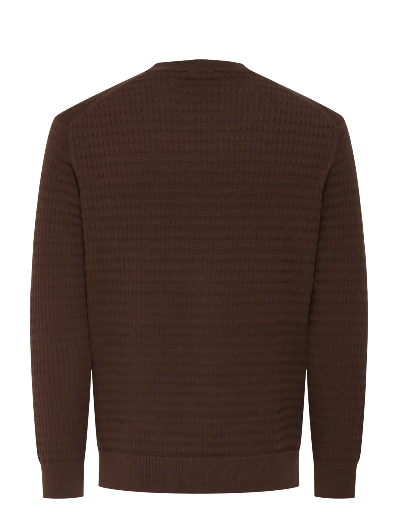 ONLY & SONS - ONSBERRY REG 12 LS CREW KNIT FRML NOOS - adījumi ar apaļu kakla izgriezumu - deep mahogany - 1