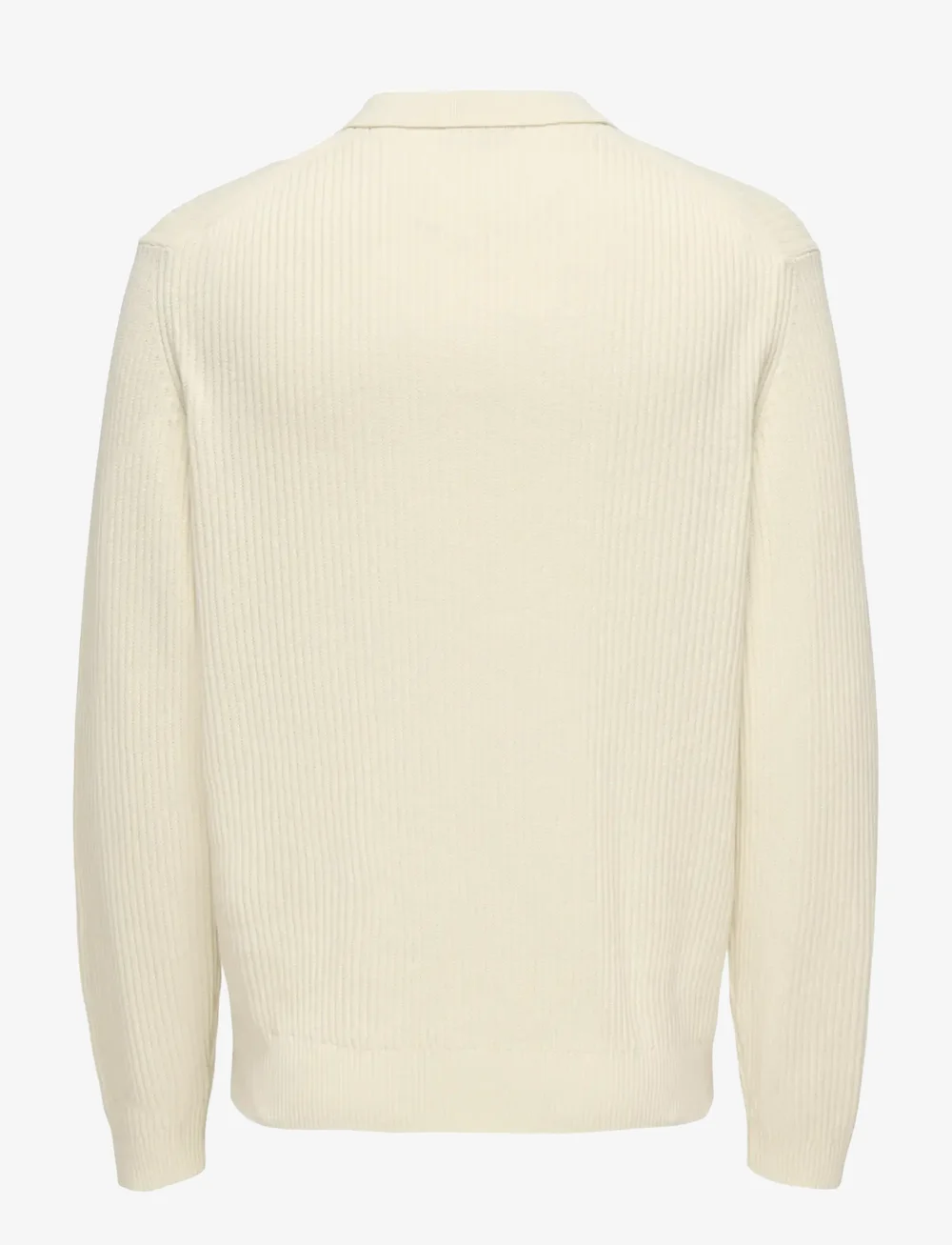 ONLY & SONS - ONSLAW REG LS POLO KNIT FRML - gestrickte polohemden - gardenia - 1