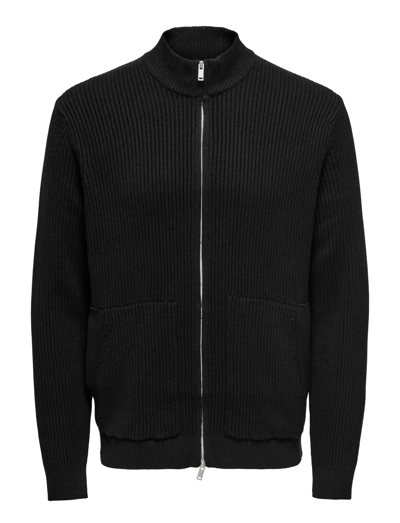 ONLY & SONS ONSLAW REG LS CARDIGAN KNIT FRML - Strickmode - BLACK / black