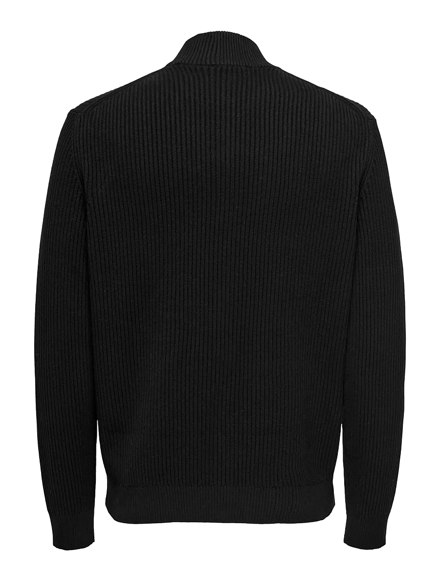 ONLY & SONS - ONSLAW REG LS CARDIGAN KNIT FRML - kollektioner - black - 2