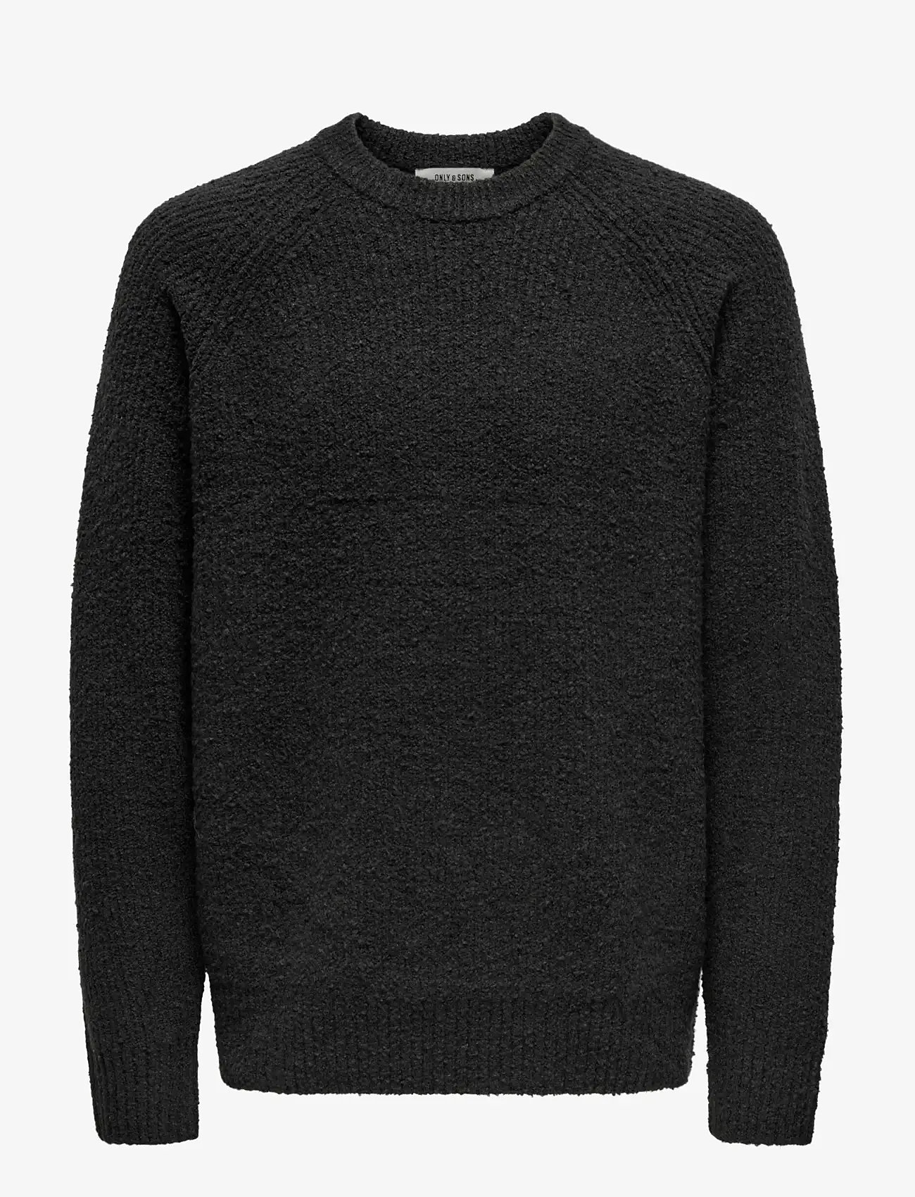 ONLY & SONS - ONSDALE LIFE RLX LS RAGLAN KNIT - rund hals - black - 1