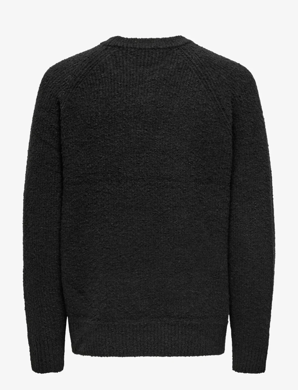ONLY & SONS - ONSDALE LIFE RLX LS RAGLAN KNIT - rundhals - black - 1