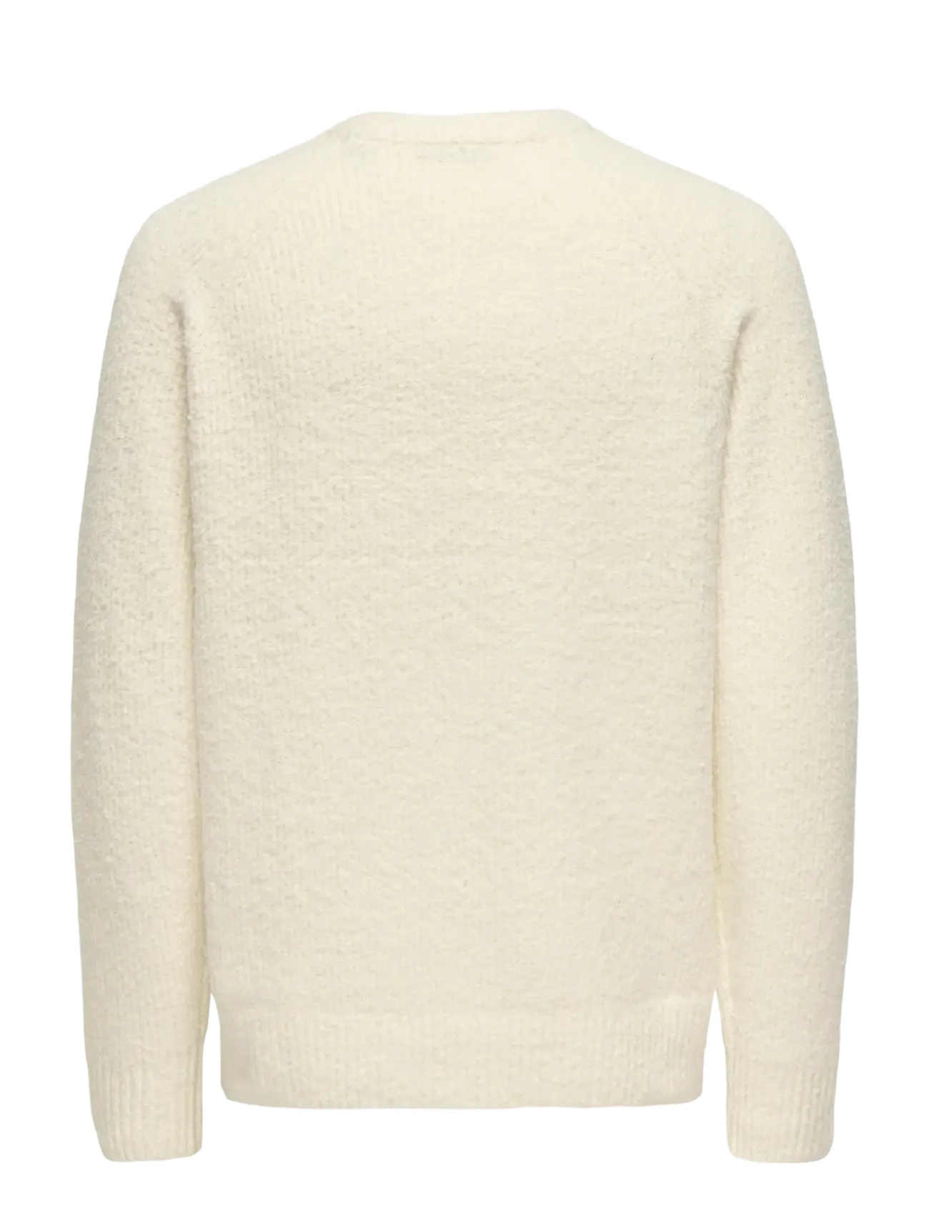 ONLY & SONS - ONSDALE LIFE RLX LS RAGLAN KNIT - pyöreäaukkoiset - gardenia - 1