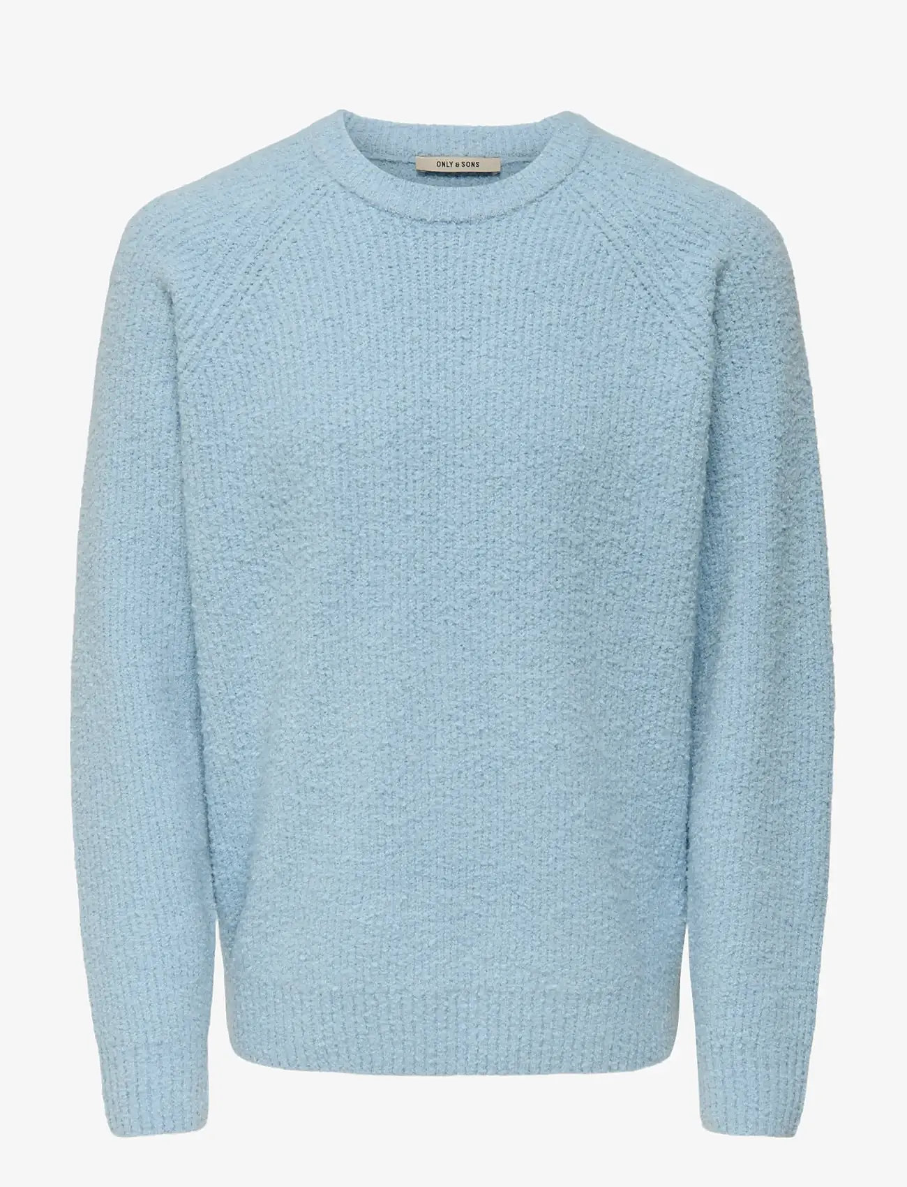 ONLY & SONS - ONSDALE LIFE RLX LS RAGLAN KNIT - rund hals - skyway - 0