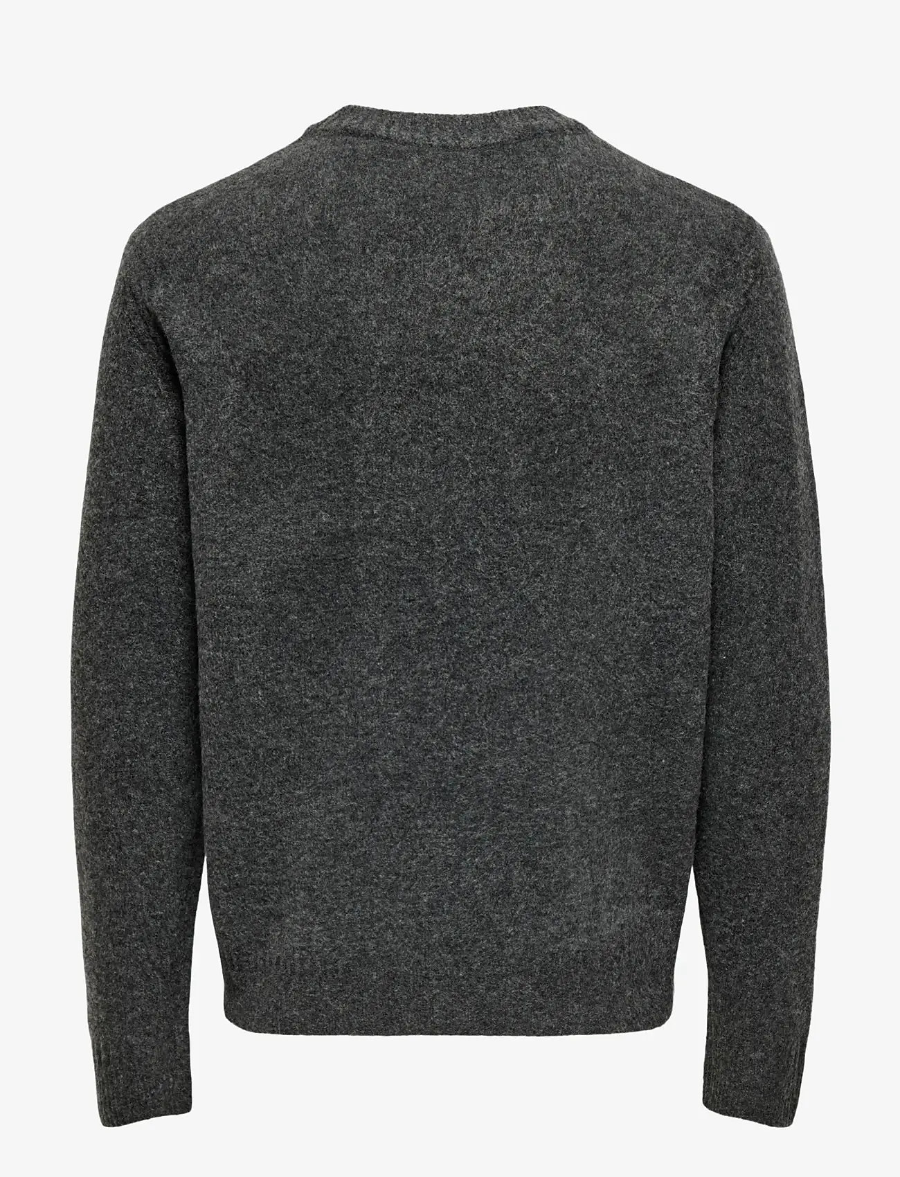 ONLY & SONS - ONSMOVE RLX BRUSHED V-NECK KNIT - v-necks - black - 1