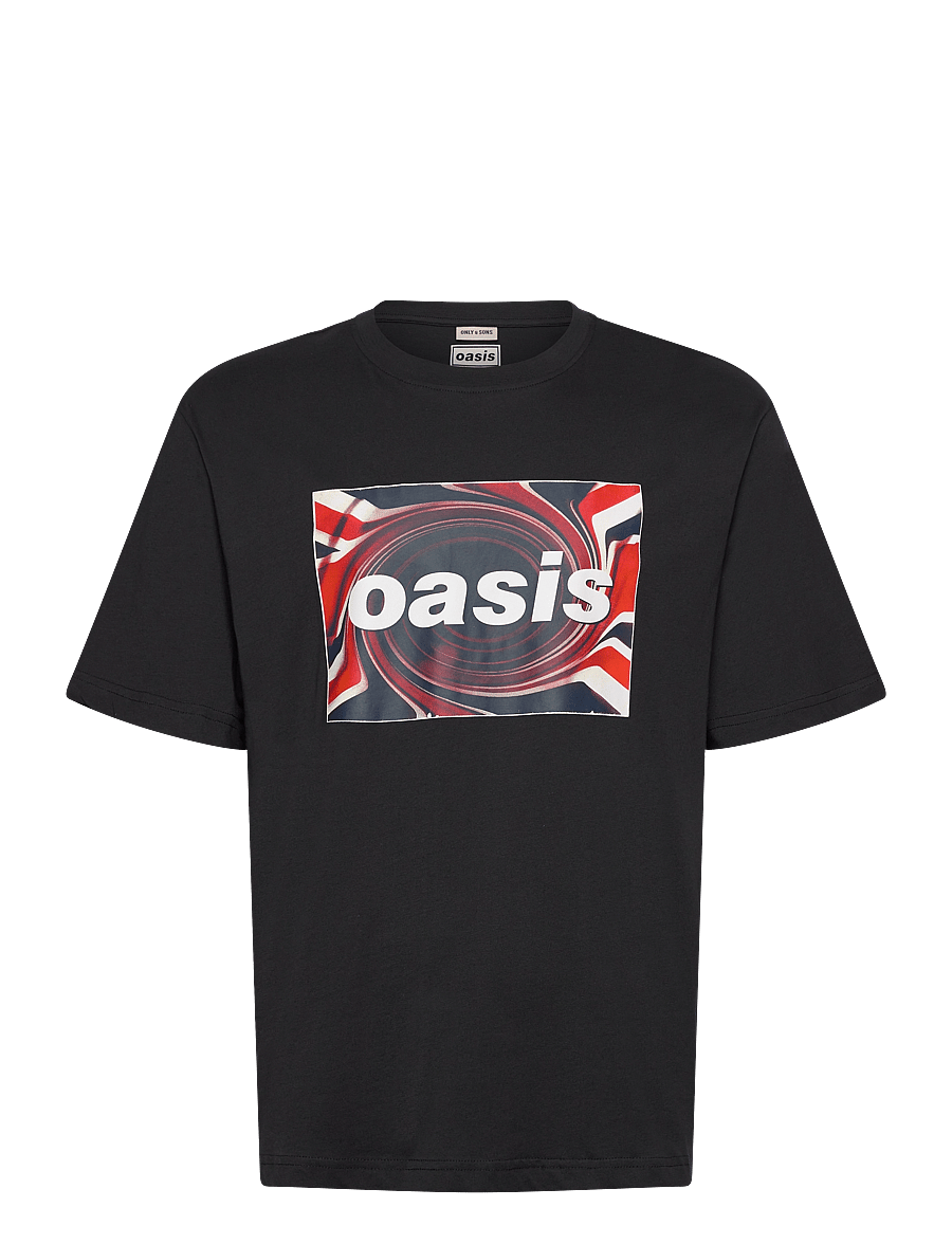 ONLY & SONS - ONSOASIS SS RLX TEE - lühikeste varrukatega t-särgid - black - 1