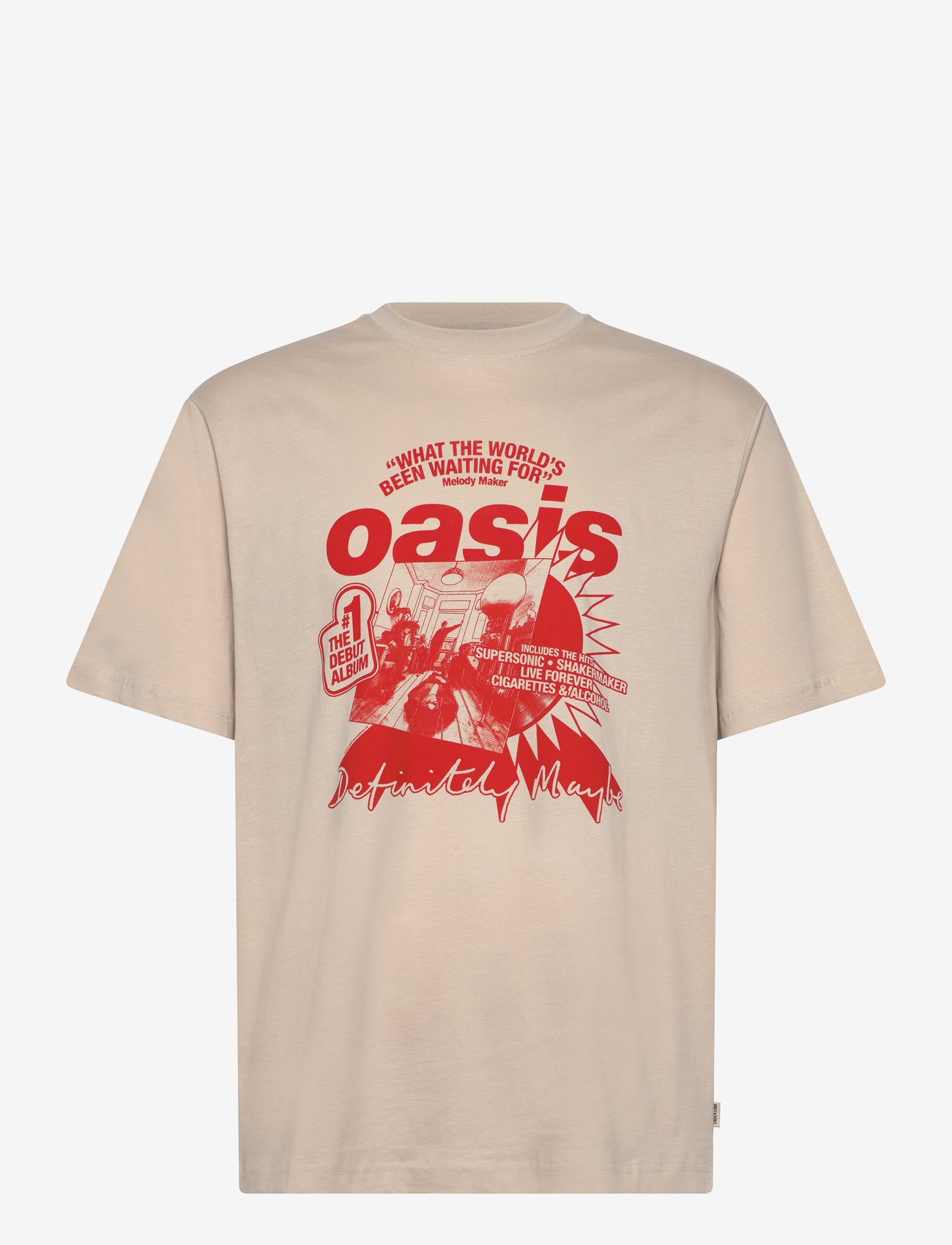 ONLY & SONS - ONSOASIS SS RLX TEE - kurzärmelig - silver lining - 1