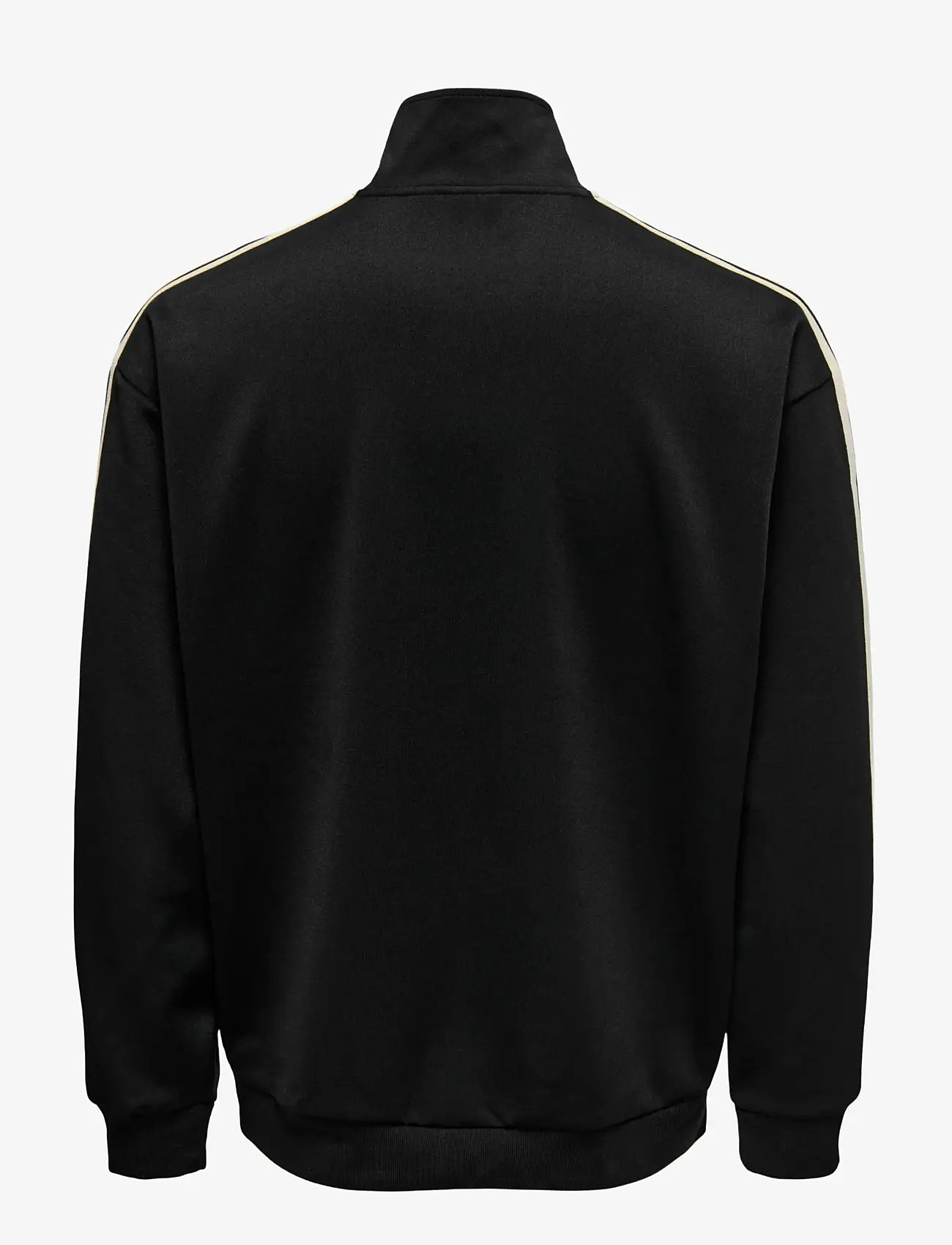 ONLY & SONS - ONSRIBER RLX LS ZIP STRIPE TRACK SWEAT - kollektionen - black - 2