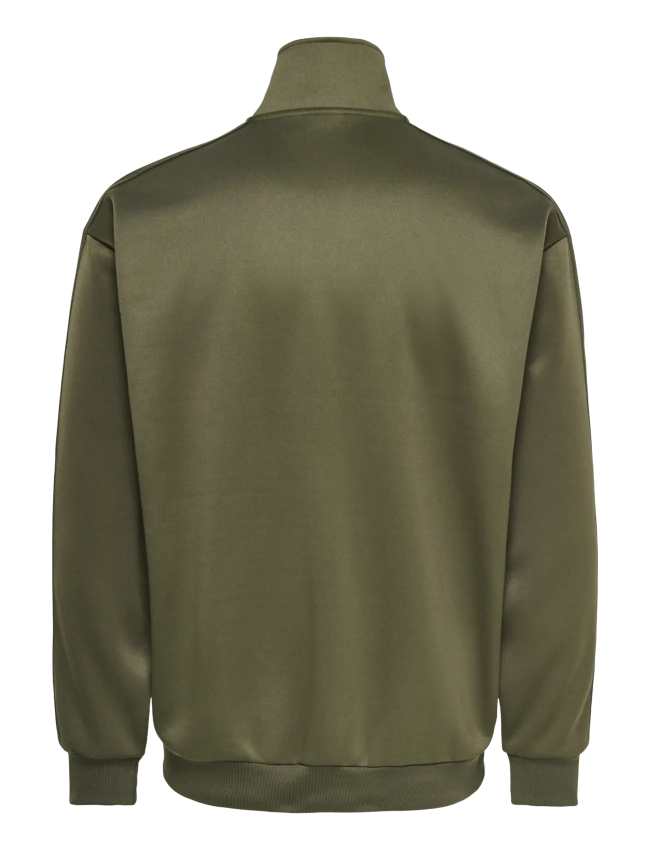 ONLY & SONS - ONSRIBER RLX LS ZIP STRIPE TRACK SWEAT - dressipluusid - tarmac - 1
