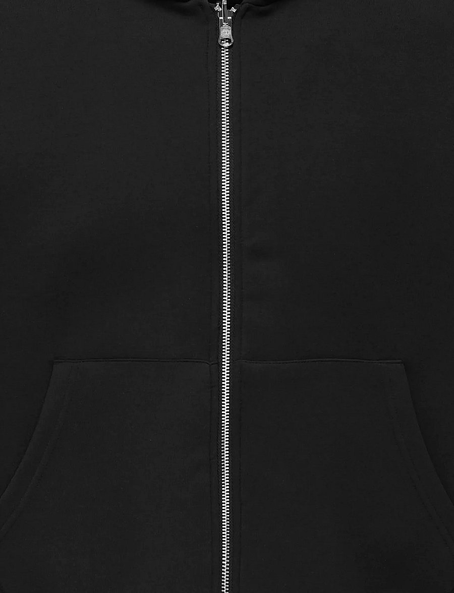 ONLY & SONS - ONSGOYLE BOXY LS SCUBA ZIP HOODIE SWEAT - kapuzenpullover - black - 1