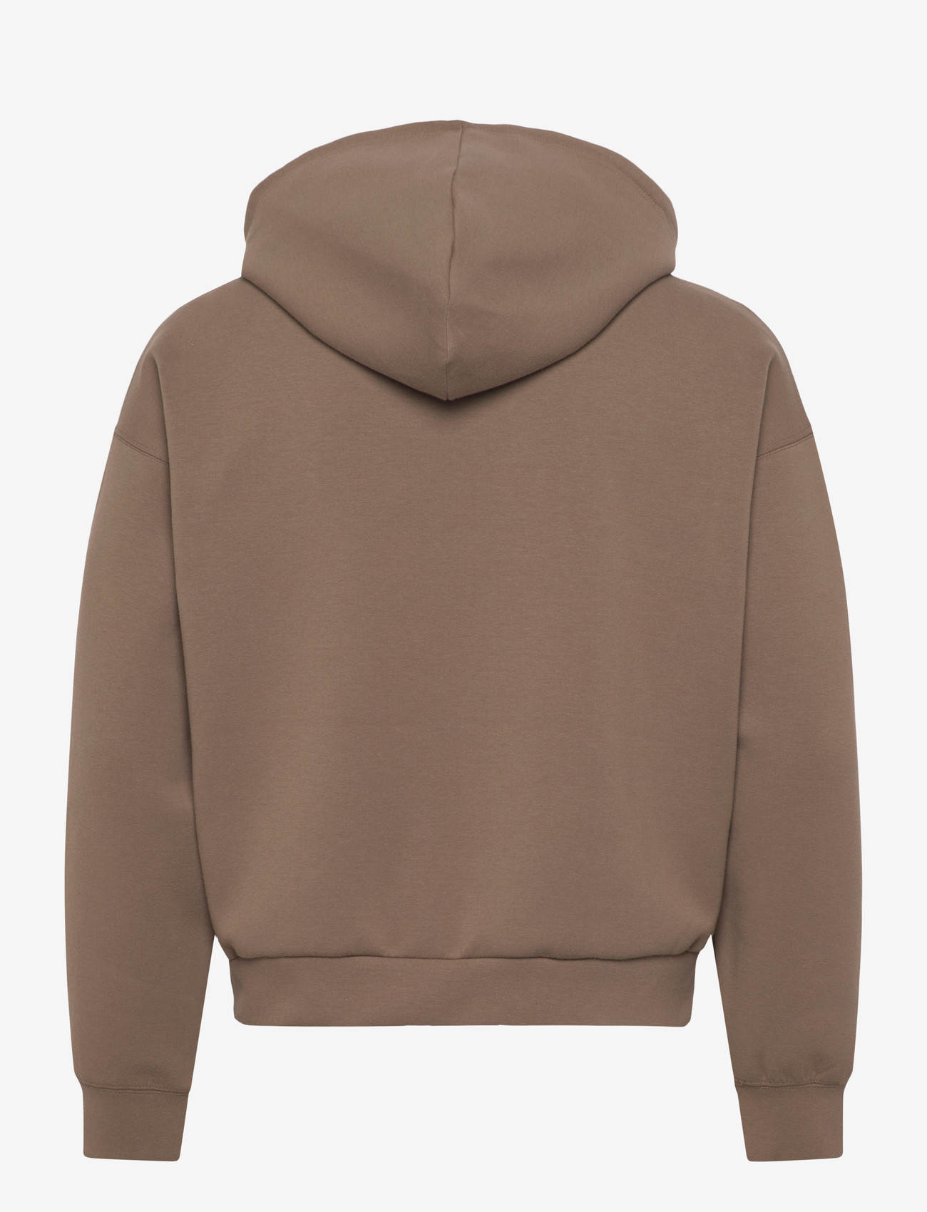 ONLY & SONS - ONSGOYLE BOXY LS SCUBA ZIP HOODIE SWEAT - kapuzenpullover - walnut - 1