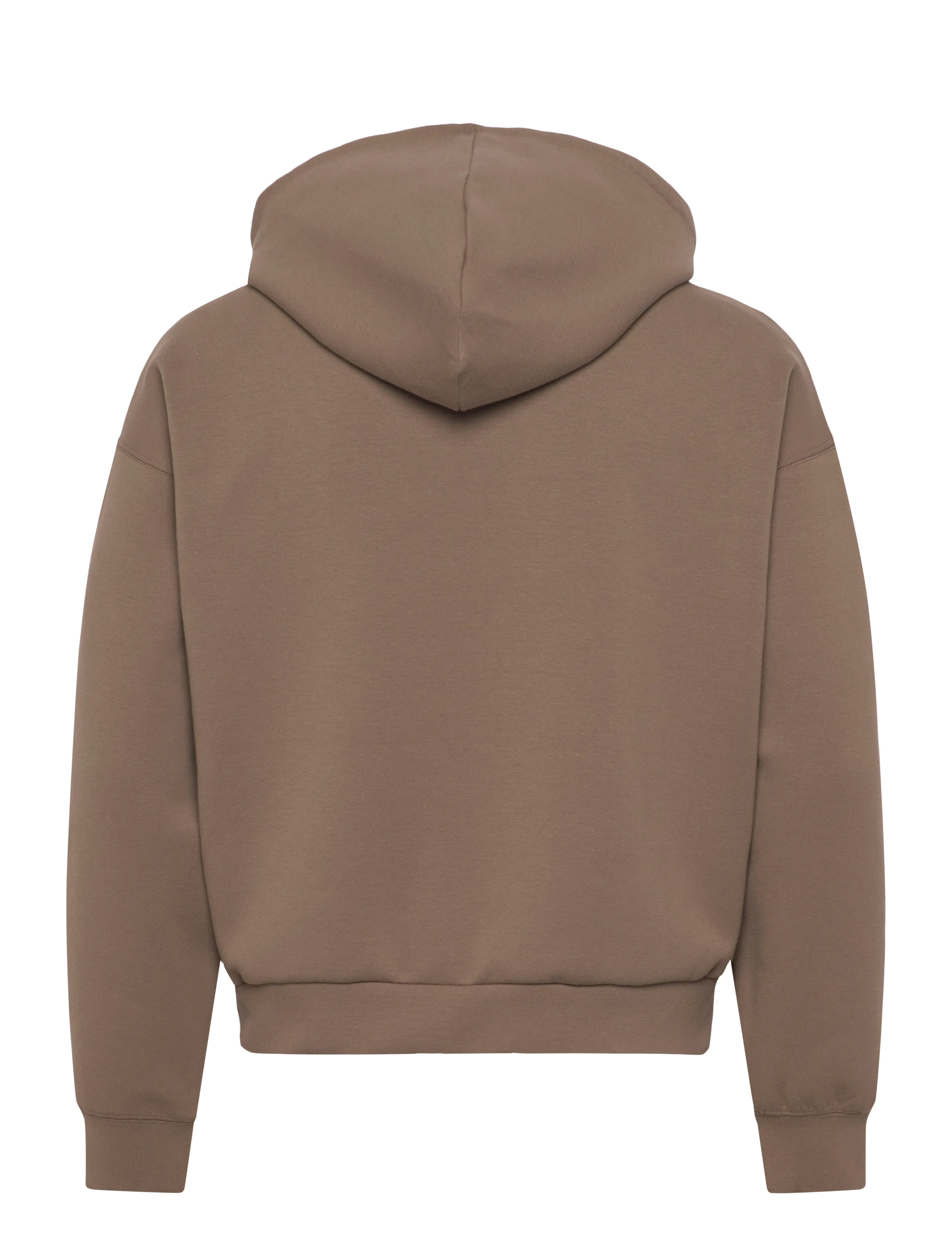 ONLY & SONS - ONSGOYLE BOXY LS SCUBA ZIP HOODIE SWEAT - hættetrøjer - walnut - 1