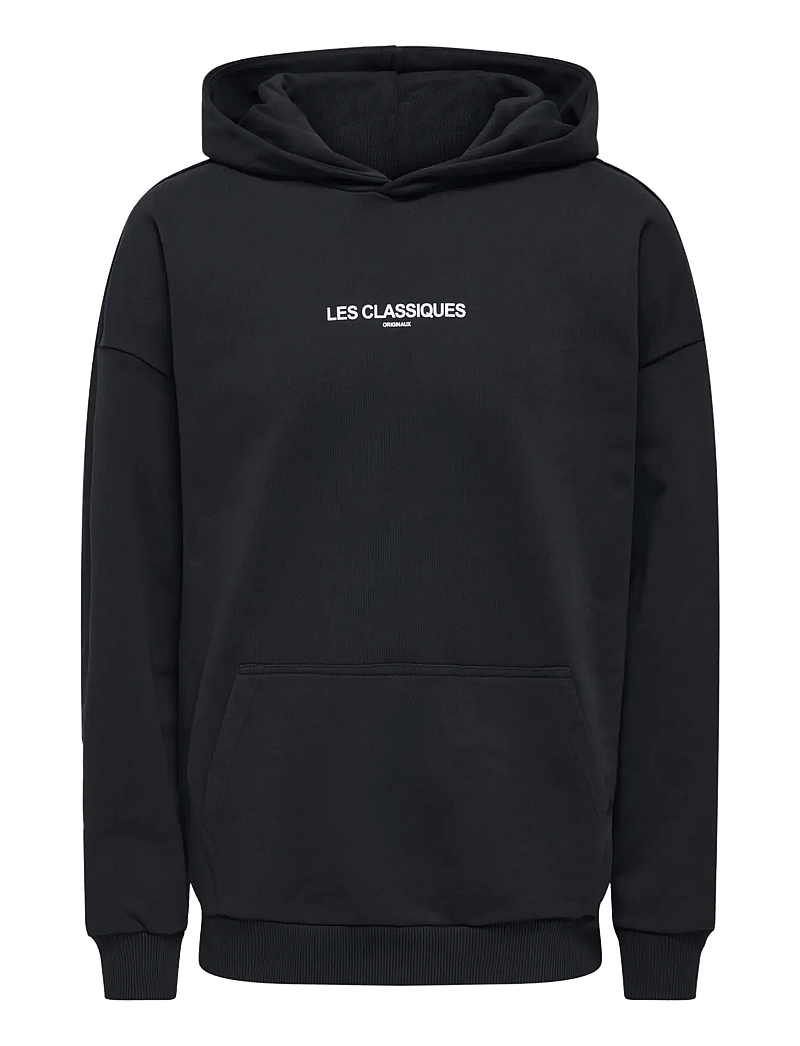 ONLY & SONS - ONSLES CLASSIQUES OVZ HOODIE - hoodies - jet black - 0